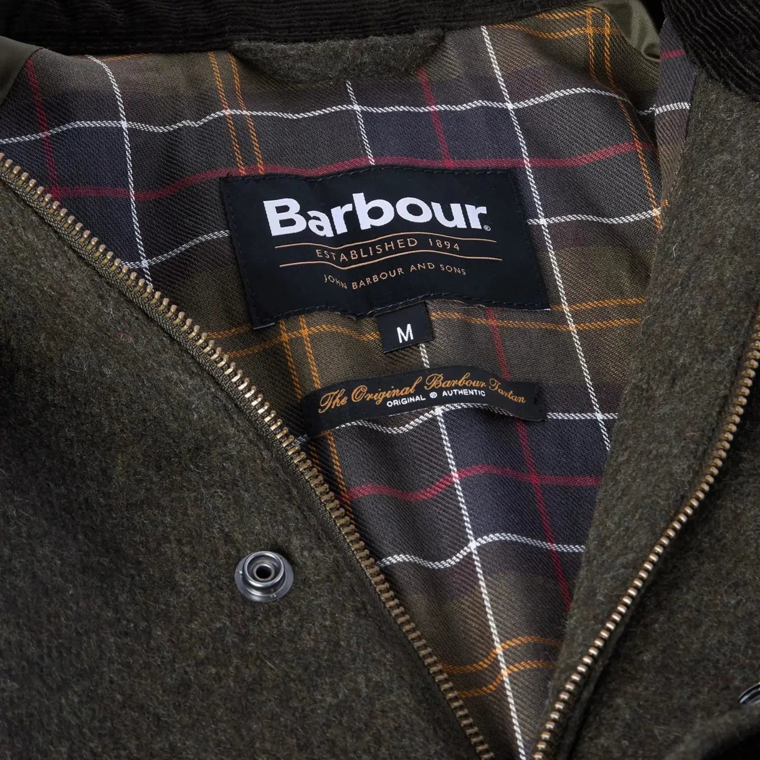 BARBOUR -  VESTE MODIFIED BEDALE LAINE -  Klubb