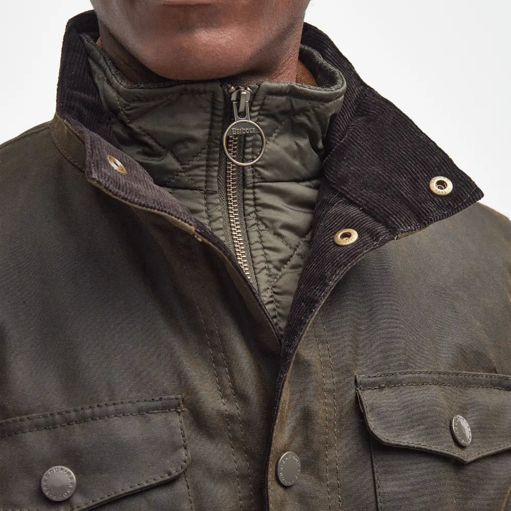 VESTE OGSTON - OLIVE BARBOUR -  Klubb