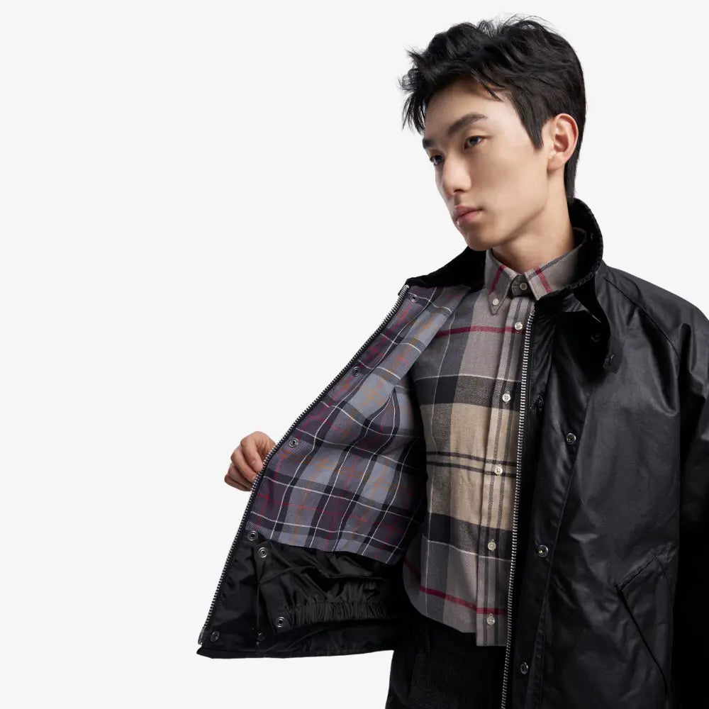 VESTE OS TRANSPORT - BLACK BARBOUR -  Klubb