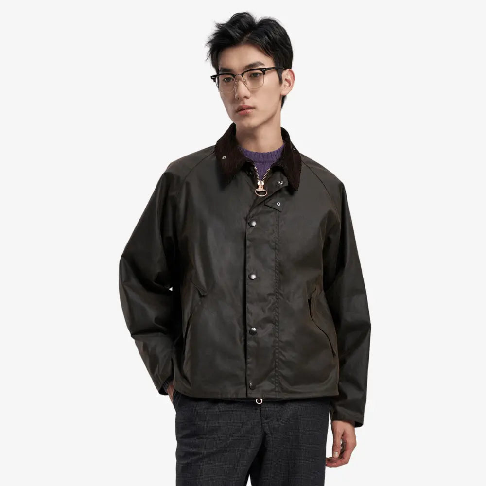 VESTE OS TRANSPORT - OLIVE BARBOUR -  Klubb