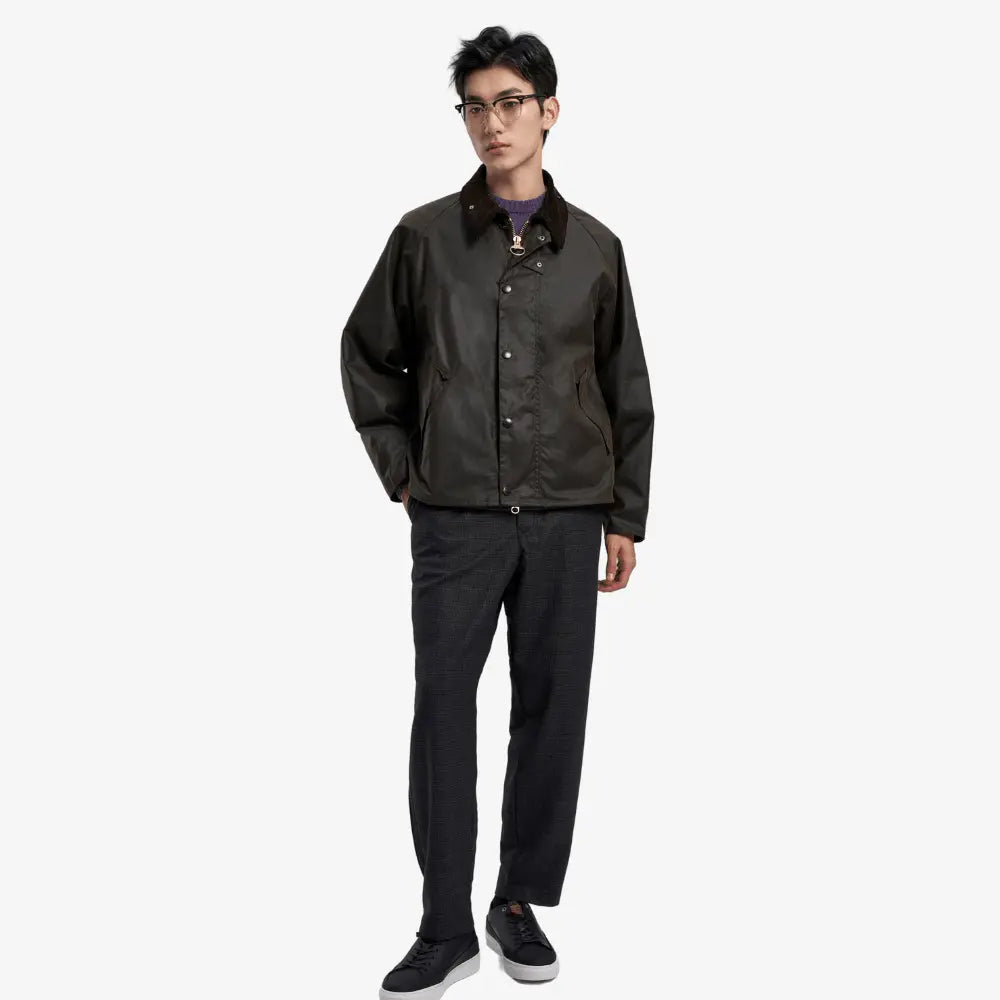 VESTE OS TRANSPORT - OLIVE BARBOUR -  Klubb
