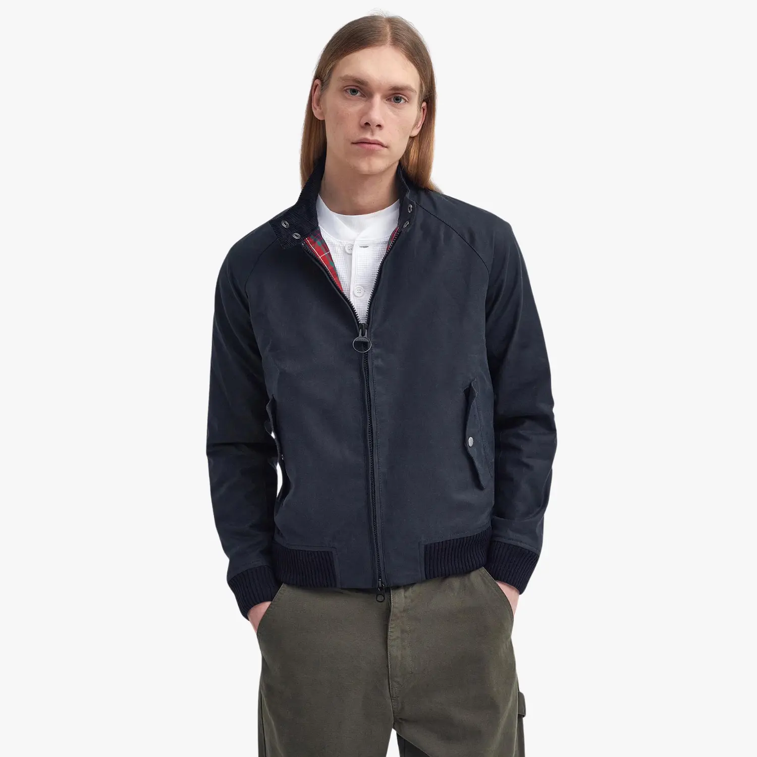 BARBOUR x BARACUTA -  VESTE PORTON - NAVY -  Klubb