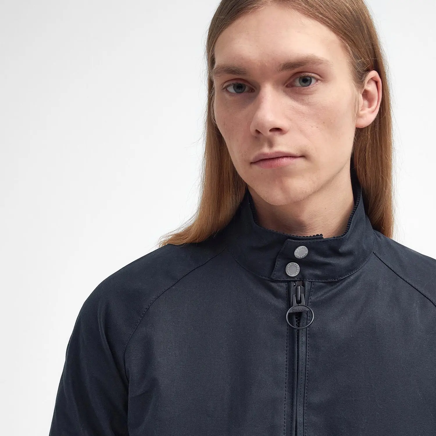 BARBOUR x BARACUTA -  VESTE PORTON - NAVY -  Klubb