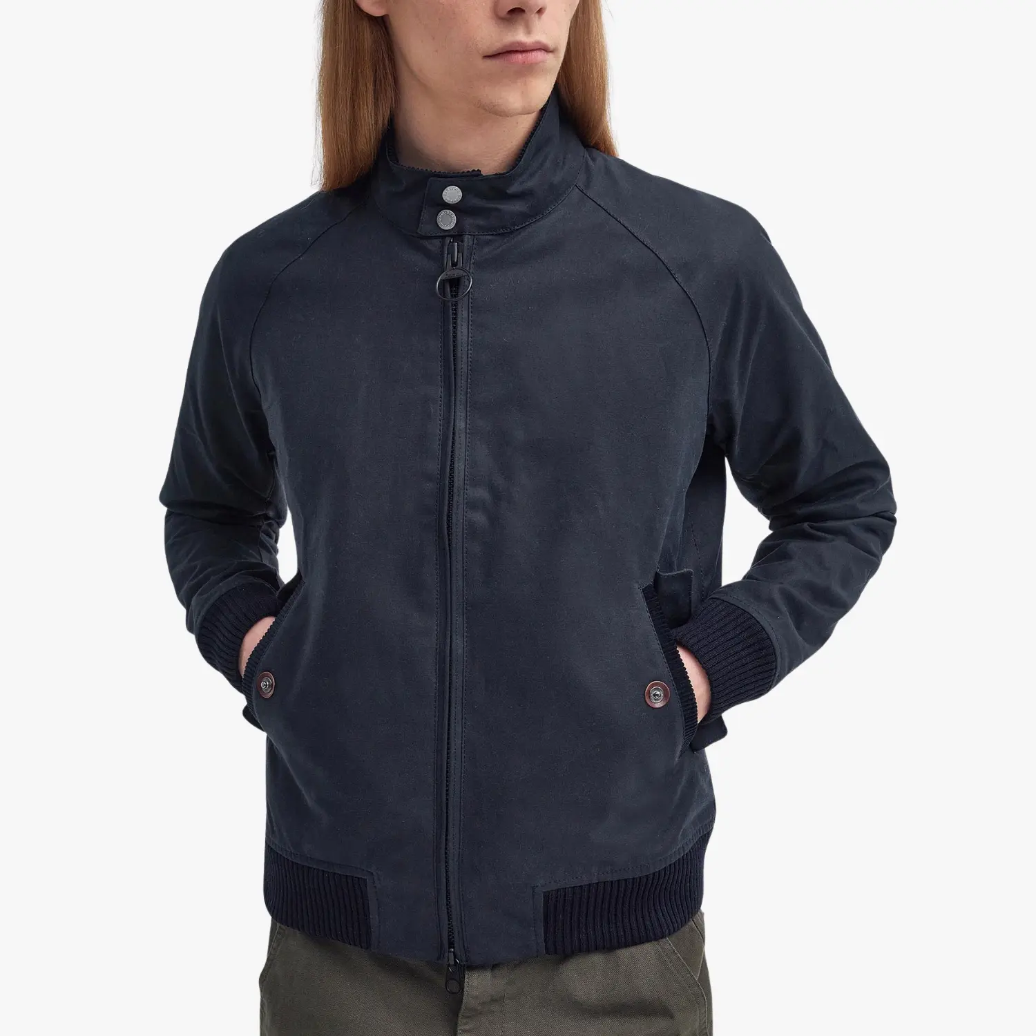 BARBOUR x BARACUTA -  VESTE PORTON - NAVY -  Klubb