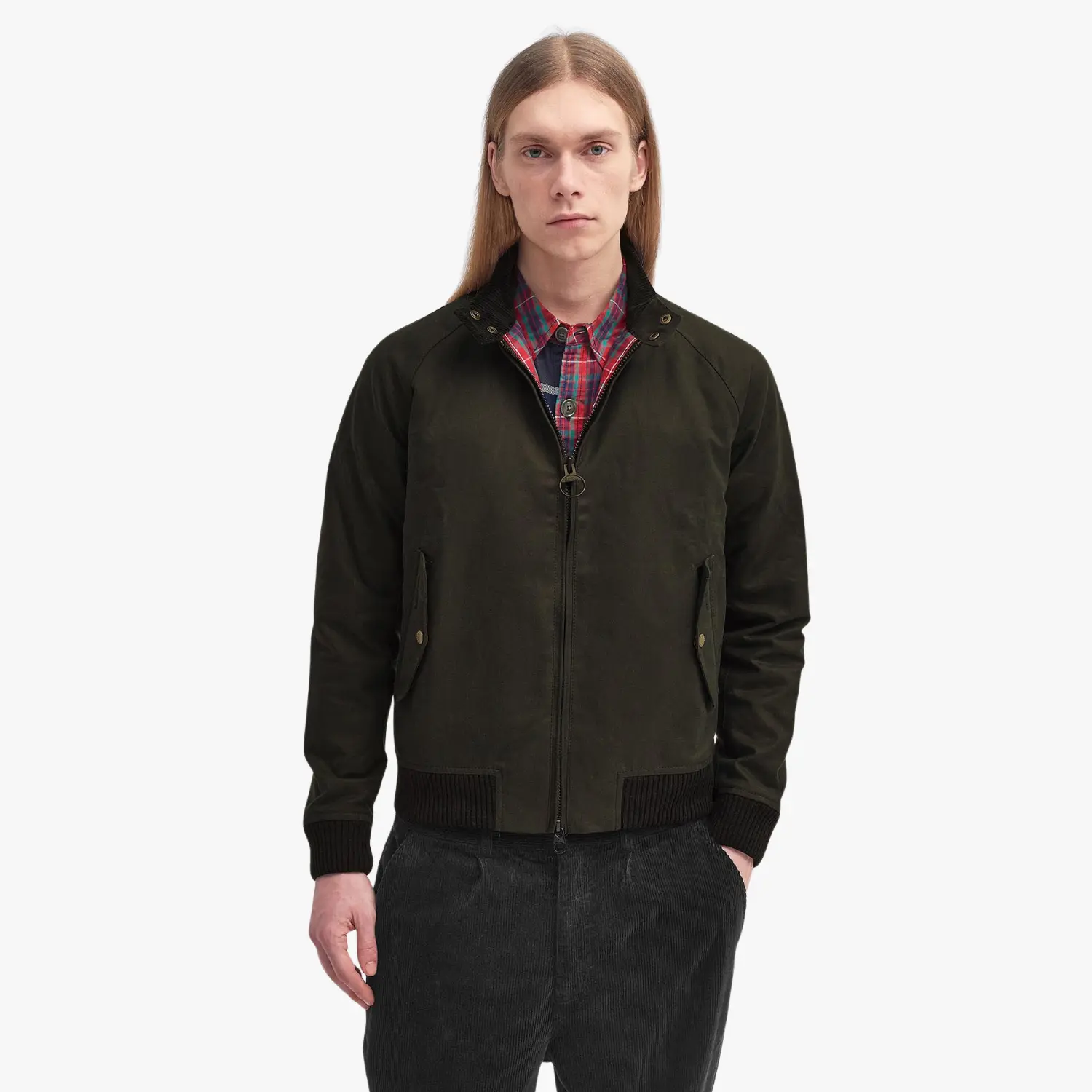 BARBOUR x BARACUTA -  VESTE PORTON - OLIVE -  Klubb