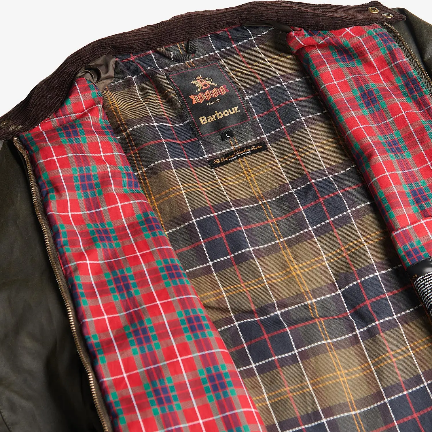 BARBOUR x BARACUTA -  VESTE PORTON - OLIVE -  Klubb