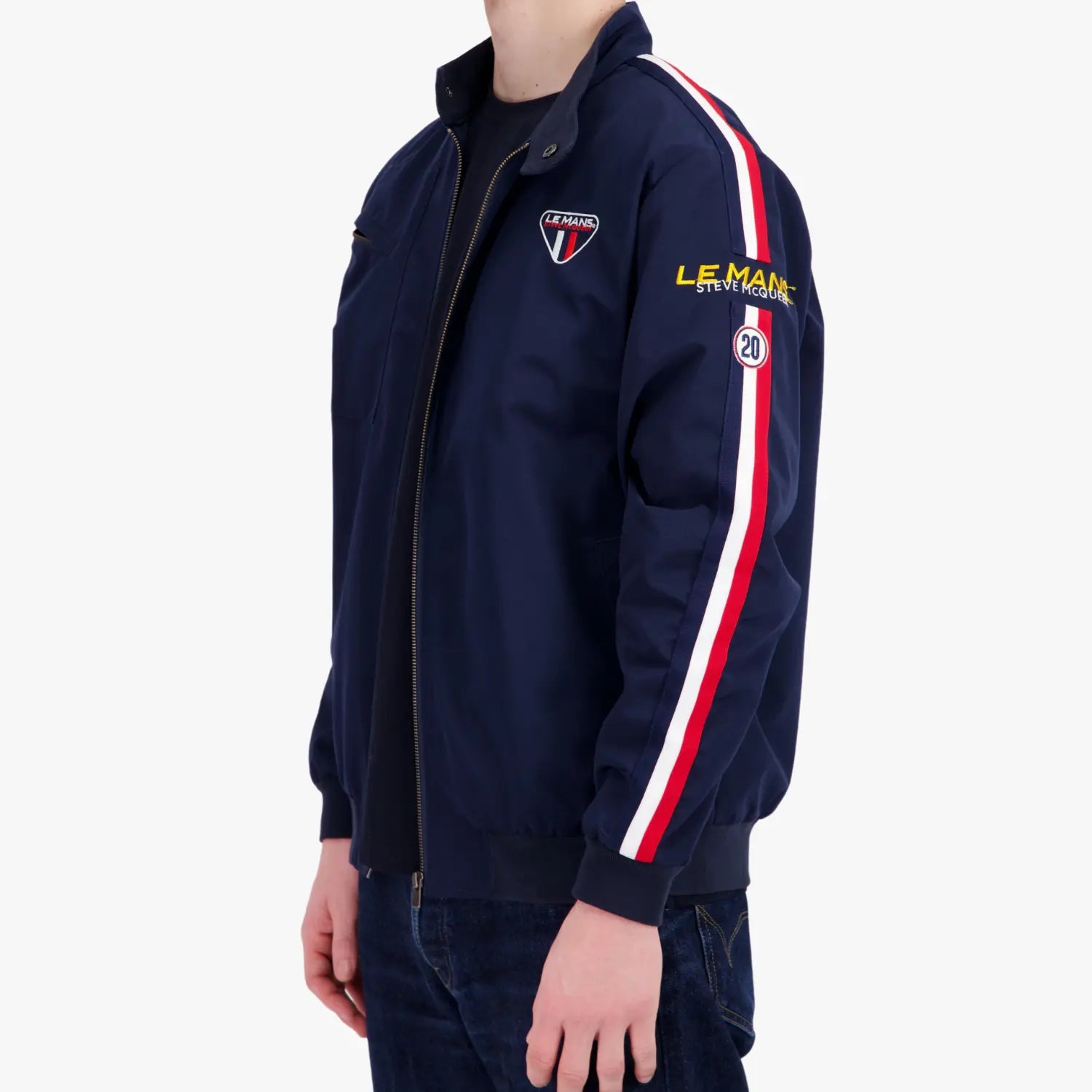 VESTE RACING NAVY STEVE MCQUEEN LE MANS -  Klubb