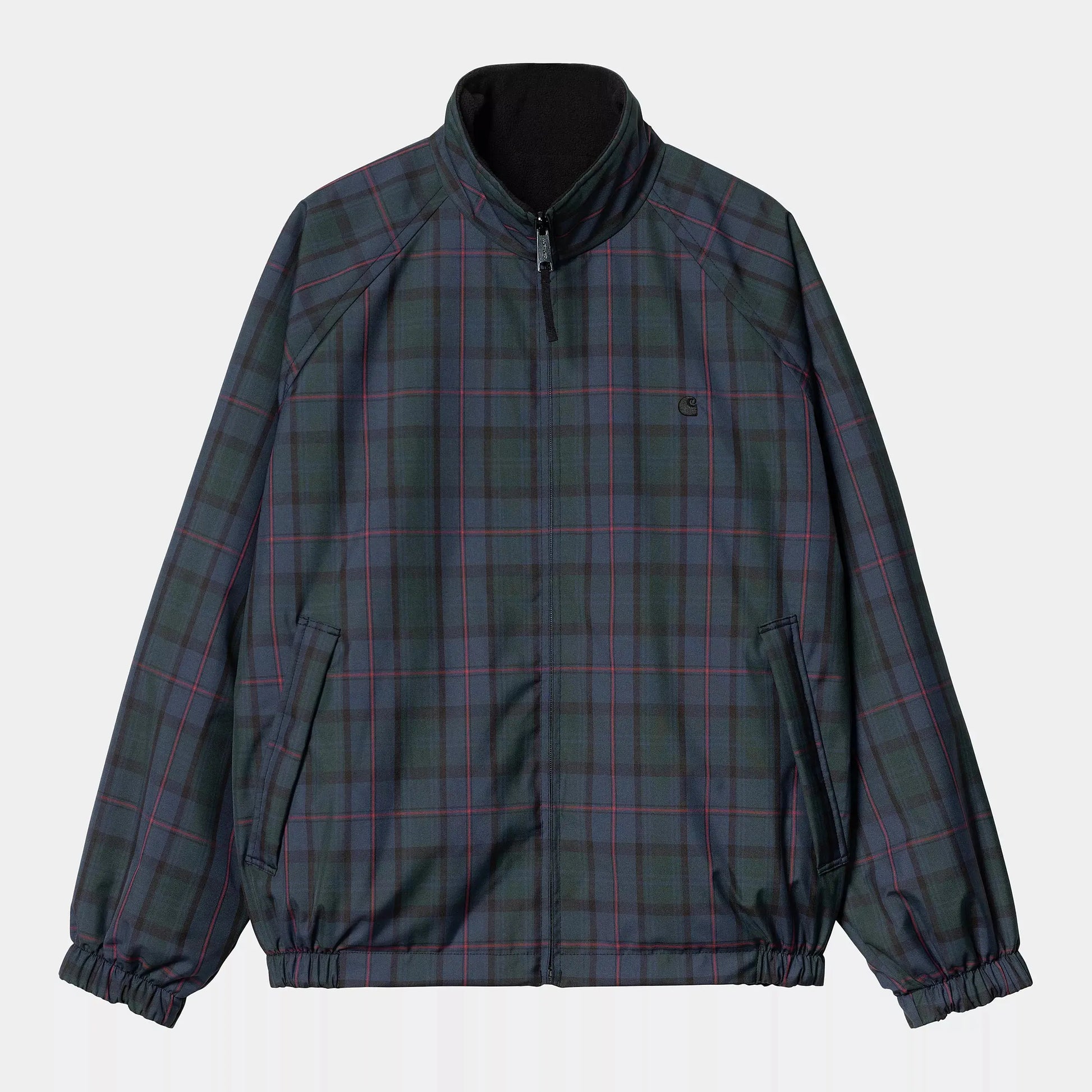 CARHARTT WIP -  VESTE RÉVERSIBLE PLANER CHECK BLEU -  Klubb