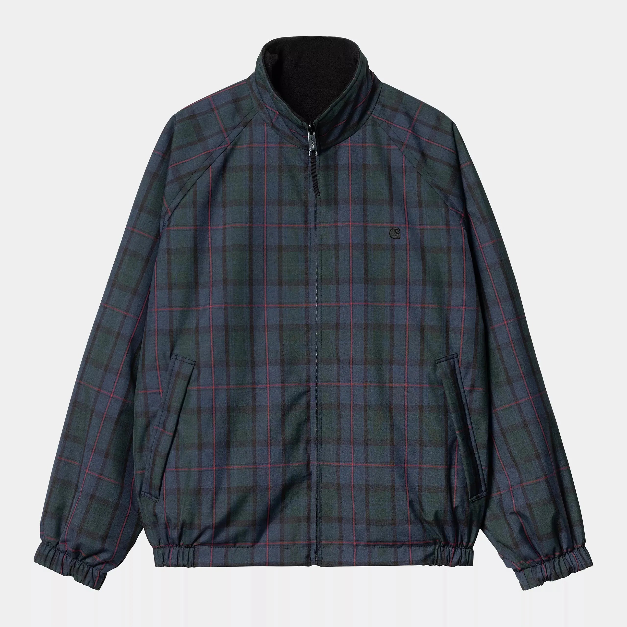 CARHARTT WIP -  VESTE RÉVERSIBLE PLANER CHECK BLEU -  Klubb