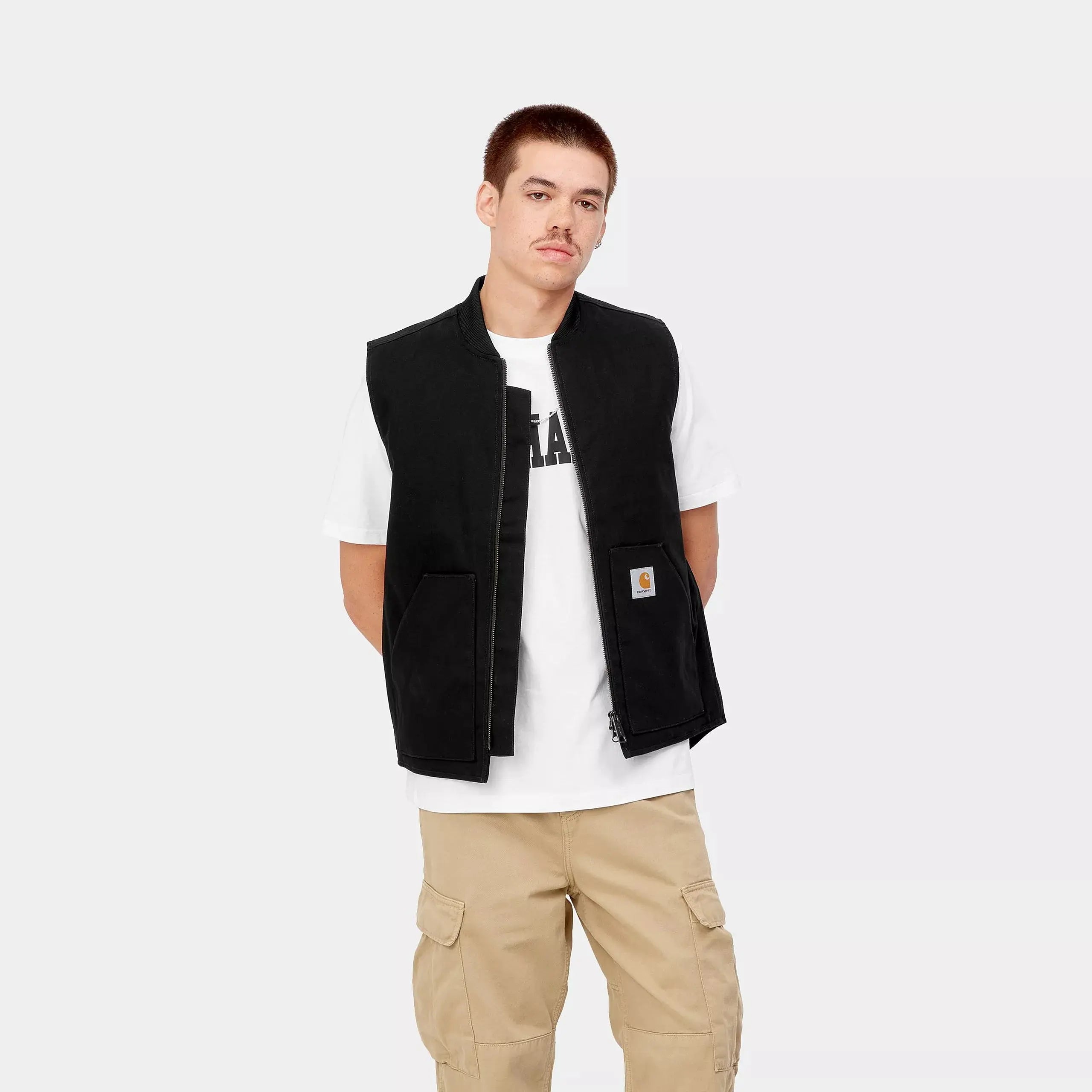 VESTE SANS MANCHES - BLACK RIGID CARHARTT WIP -  Klubb