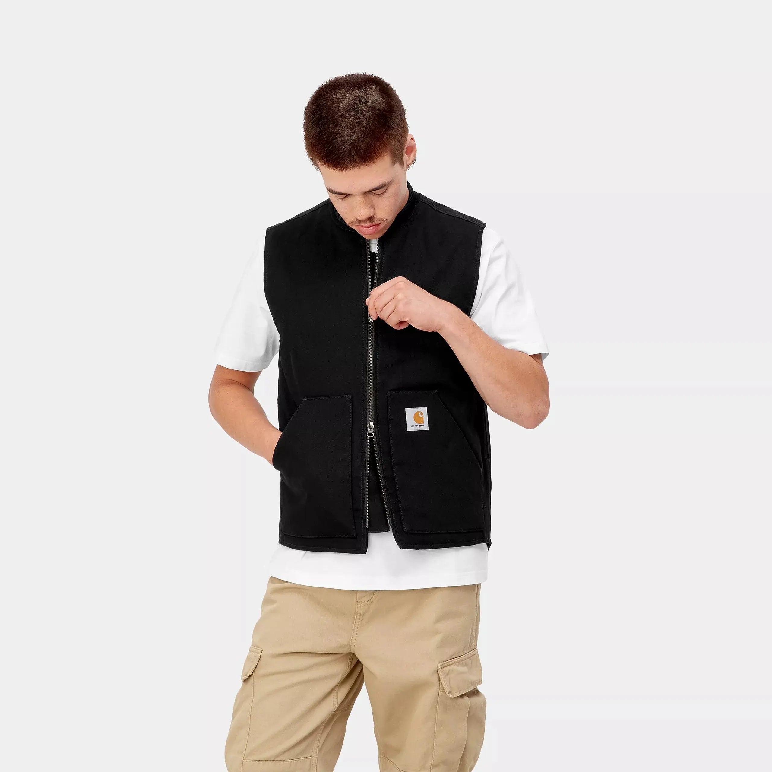 VESTE SANS MANCHES - BLACK RIGID CARHARTT WIP -  Klubb