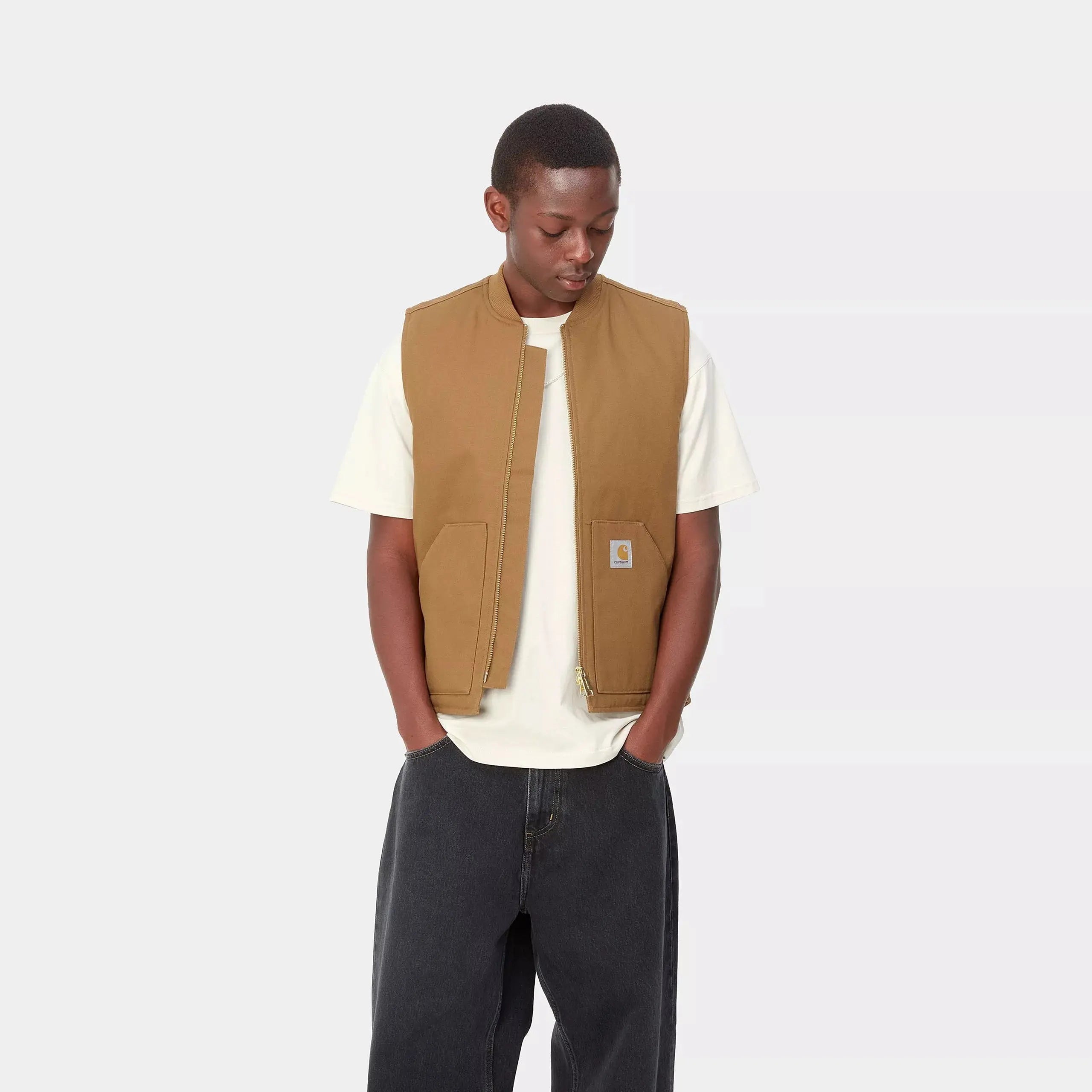VESTE SANS MANCHES - BROWN RIGID CARHARTT WIP -  Klubb