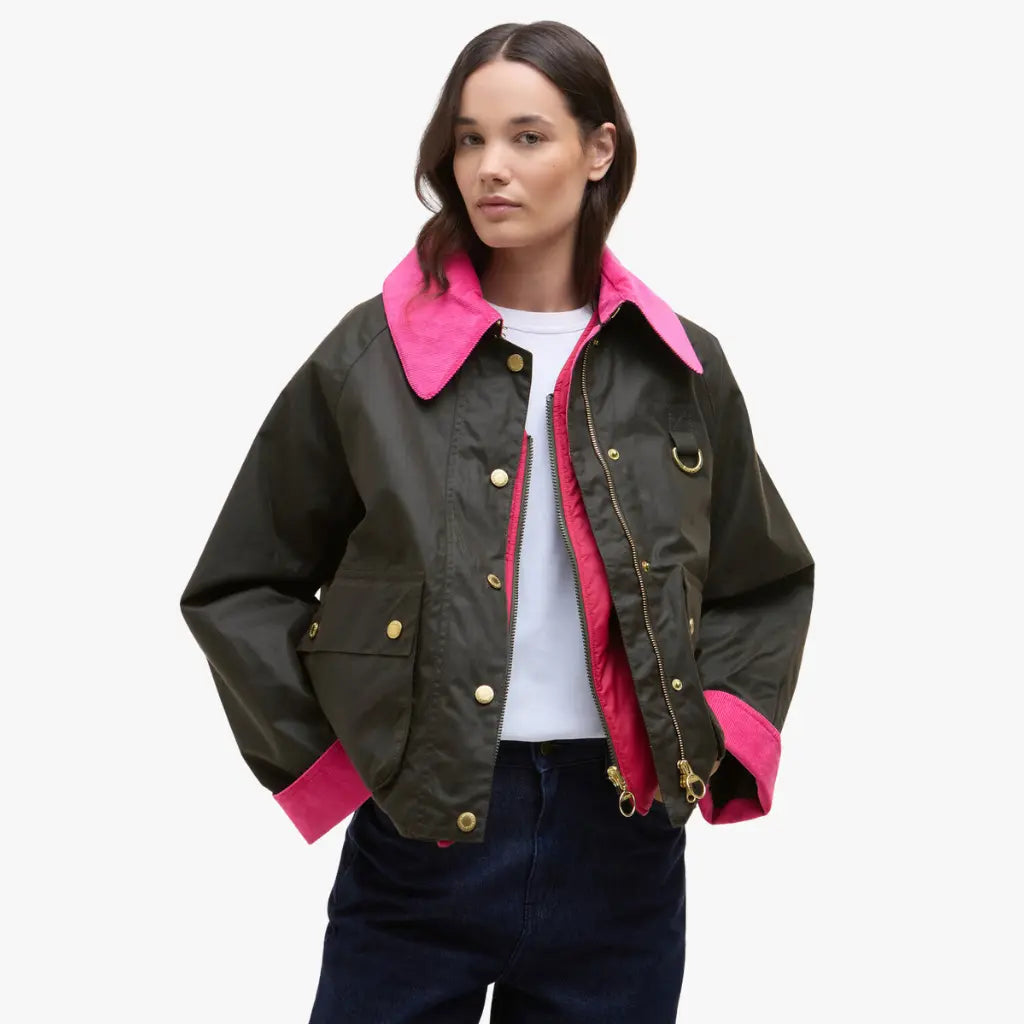 BARBOUR -  VESTE SPEY ICONS ROSE -  Klubb