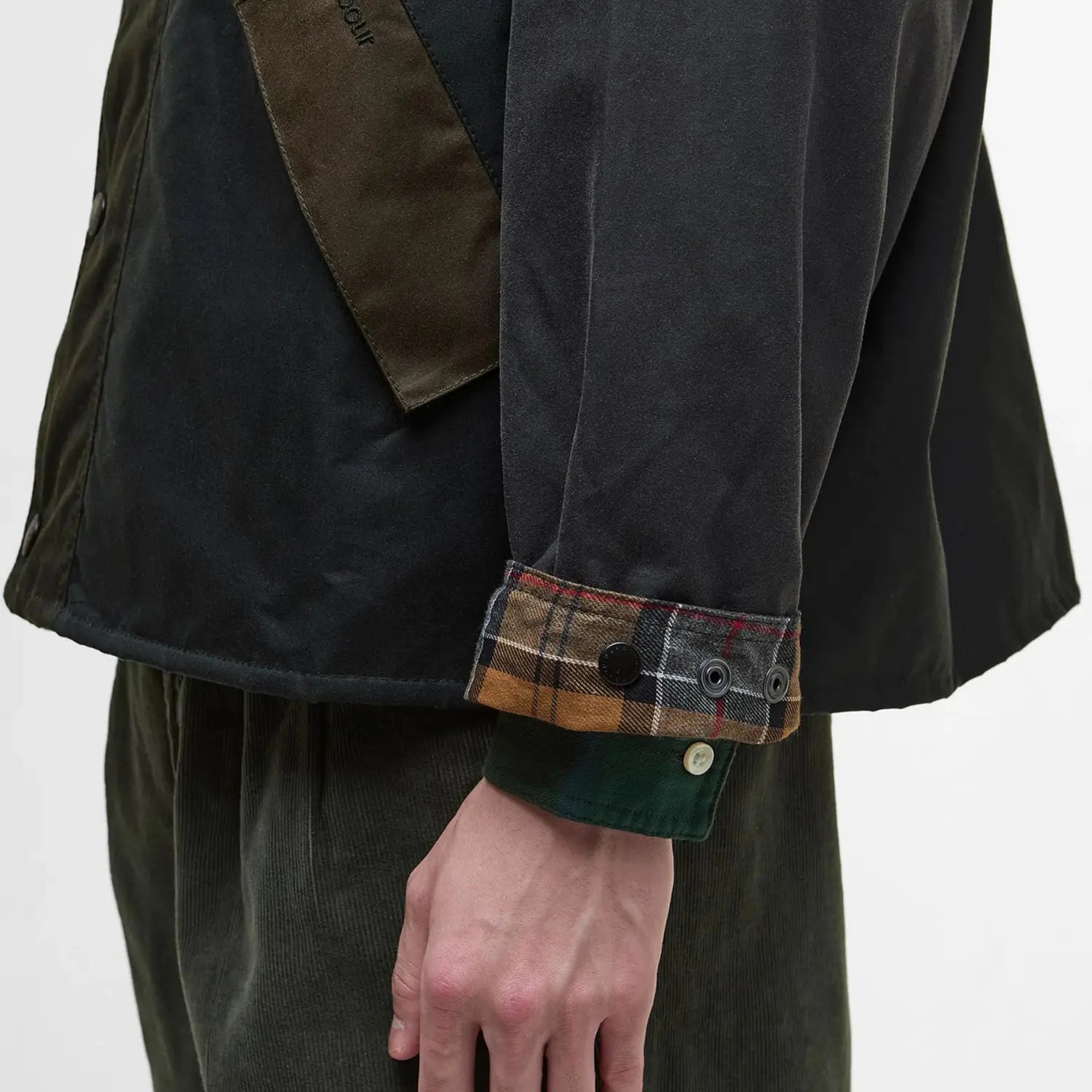 BARBOUR -  VESTE TRANSPORT PATCHWORK SAGE -  Klubb