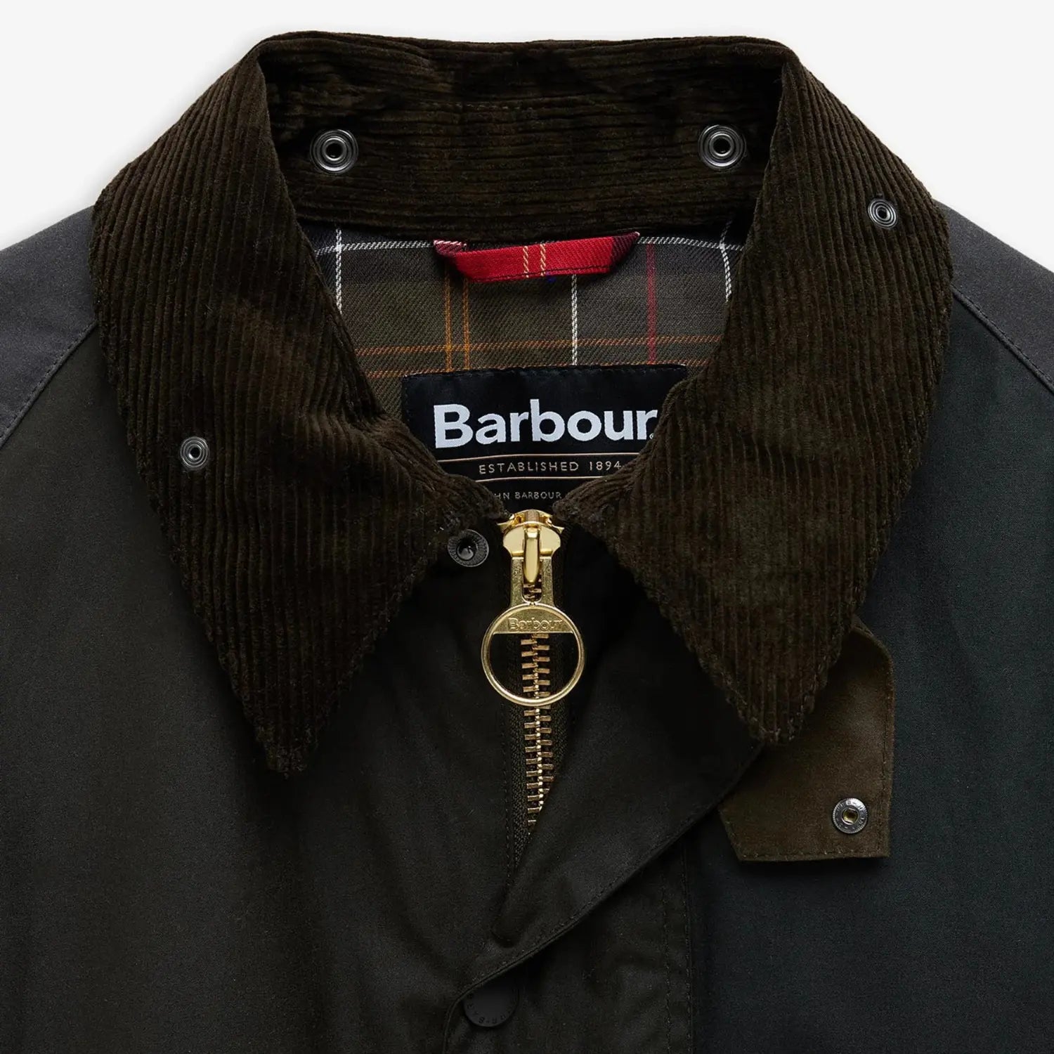 BARBOUR -  VESTE TRANSPORT PATCHWORK SAGE -  Klubb