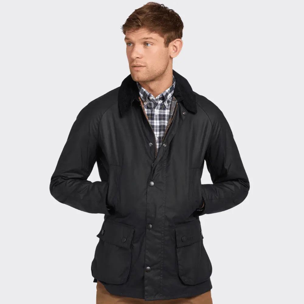 JACKET WAX ASHBY NAVY