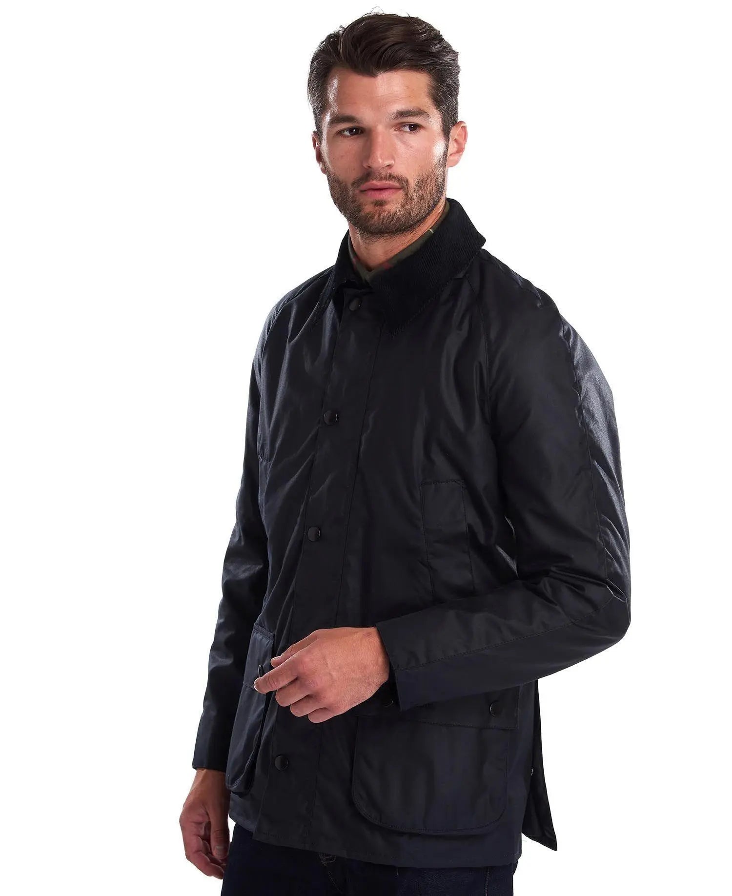 JACKET WAX ASHBY NAVY