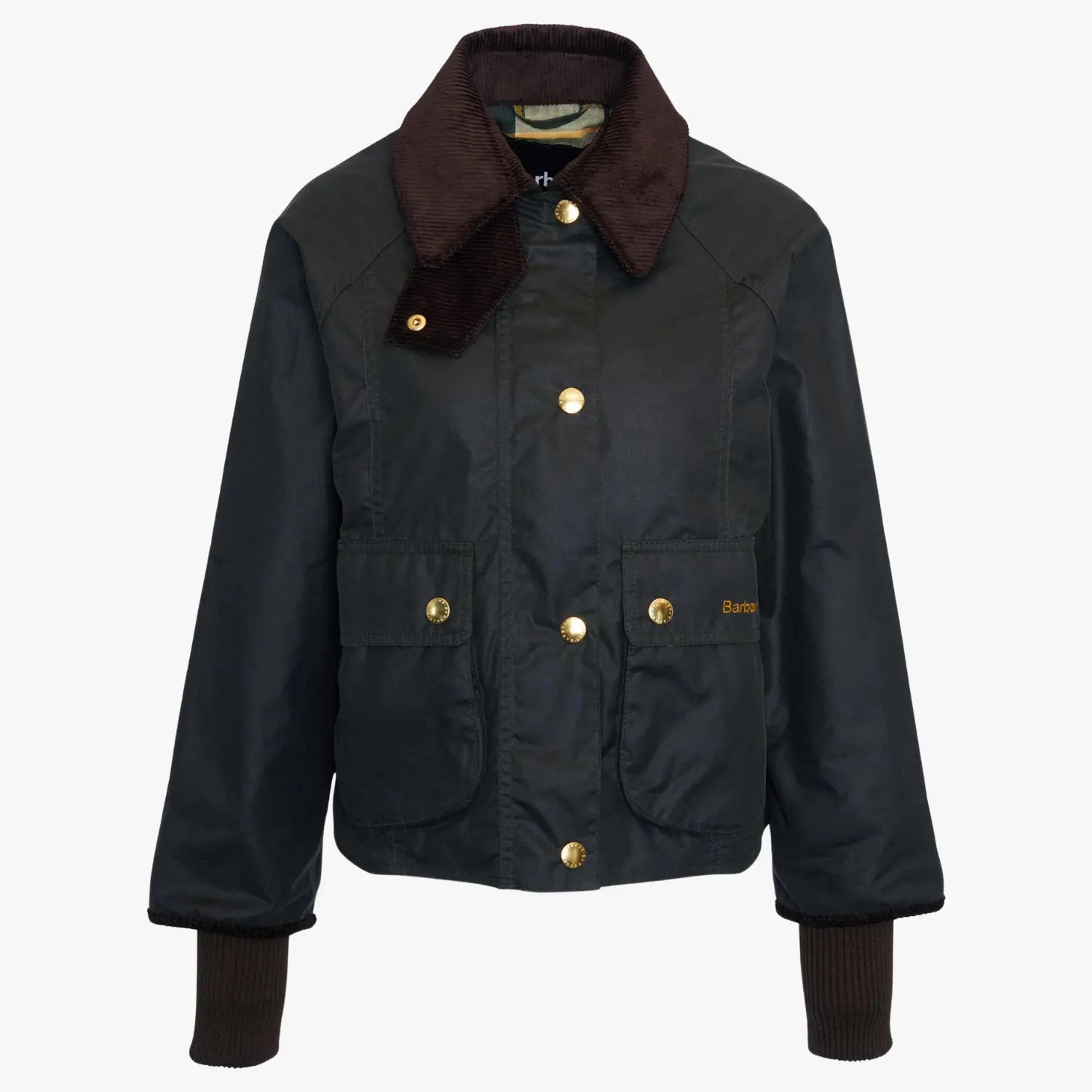 BARBOUR -  VESTE WAX BEADNELL CROPPED SAGE -  Klubb