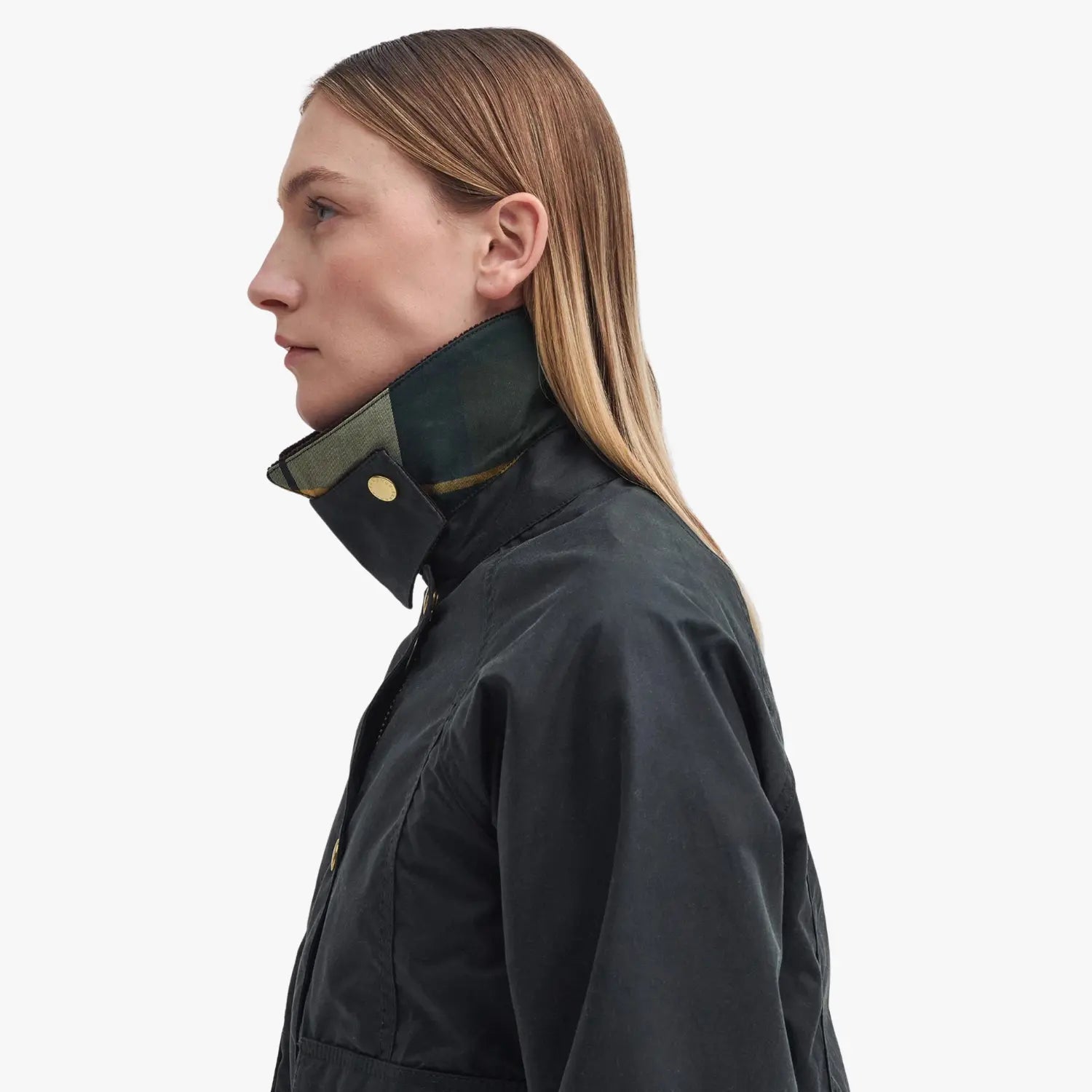 BARBOUR -  VESTE WAX BEADNELL CROPPED SAGE -  Klubb