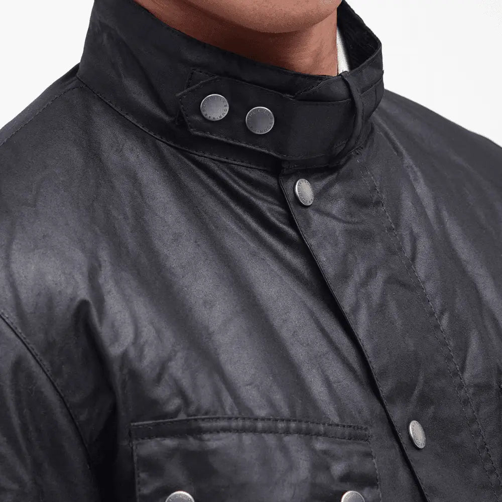 BARBOUR INTERNATIONAL VESTE WAX DUKE NOIRE