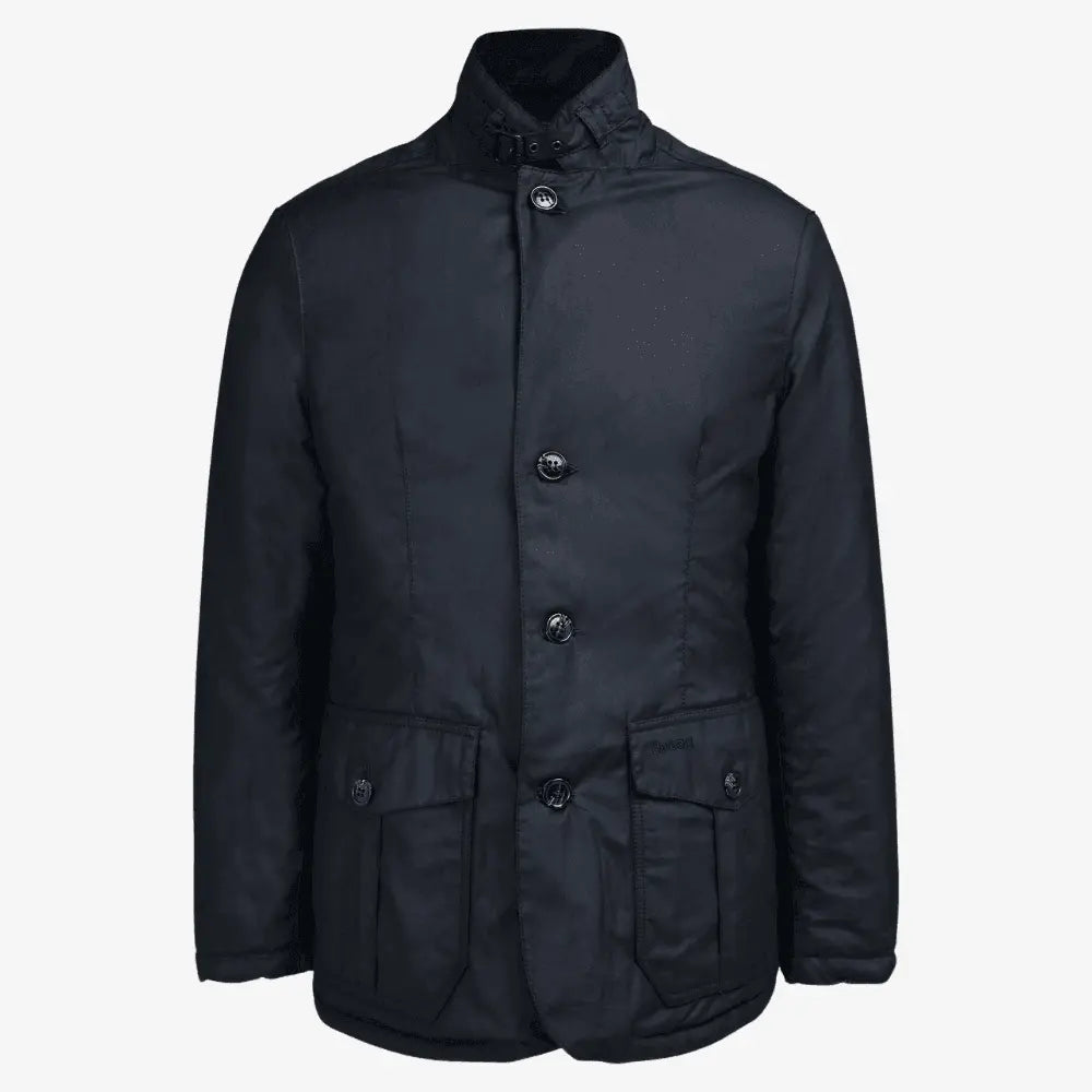 Men's barbour lutz waxed jacket on sale