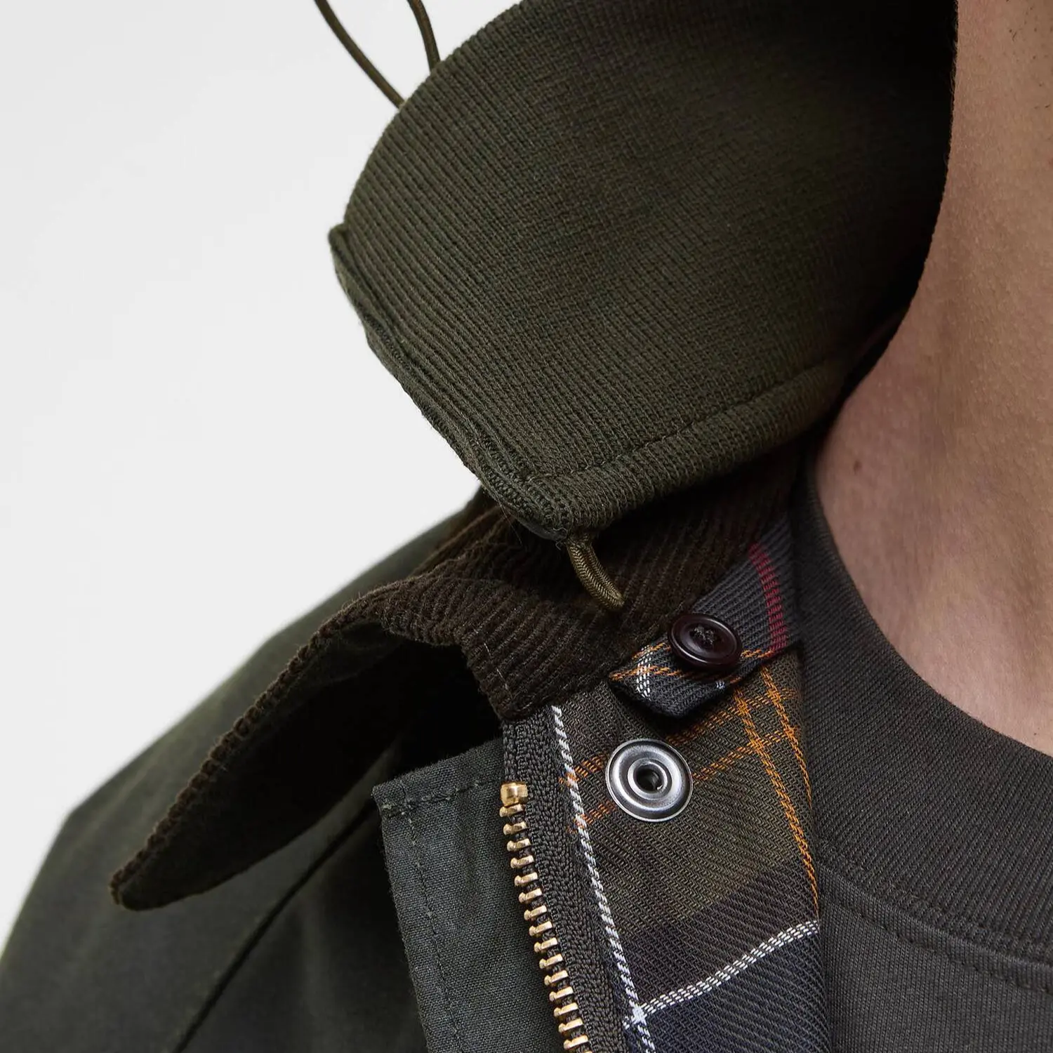 BARBOUR -  VESTE WAX MODIFIED SOLWAY - OLIVE -  Klubb