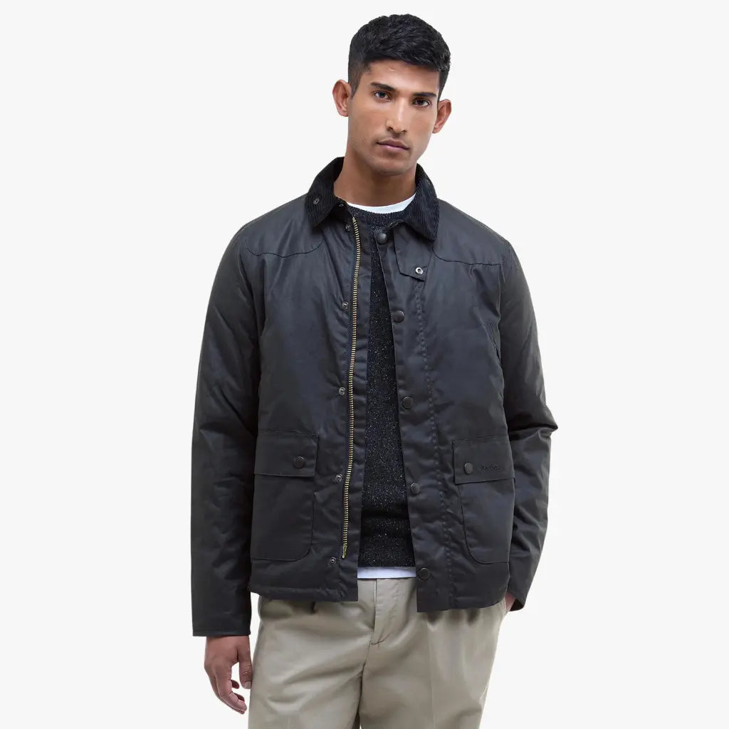 BARBOUR -  VESTE WAX REELIN NAVY -  Klubb