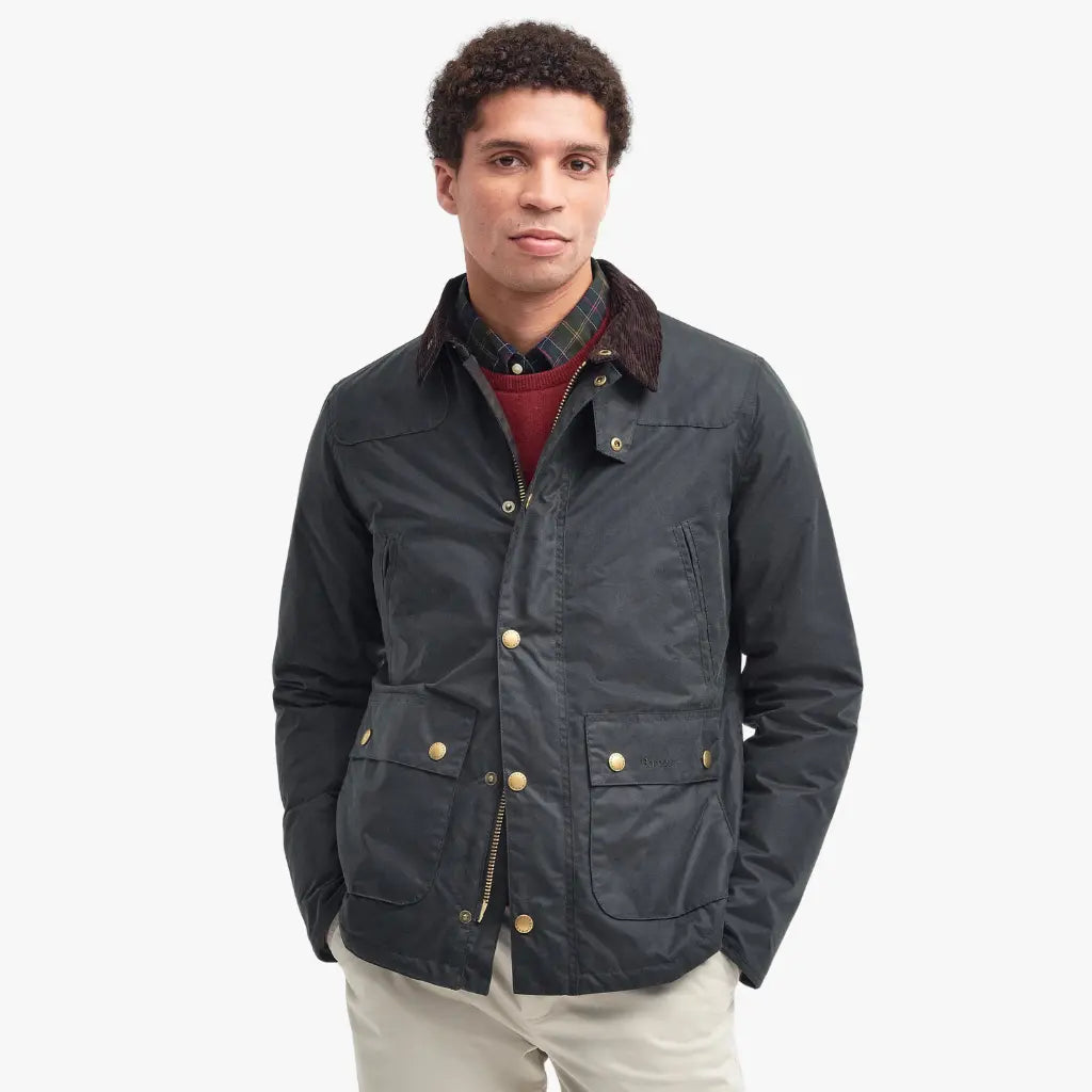 BARBOUR -  VESTE WAX REELIN SAGE -  Klubb
