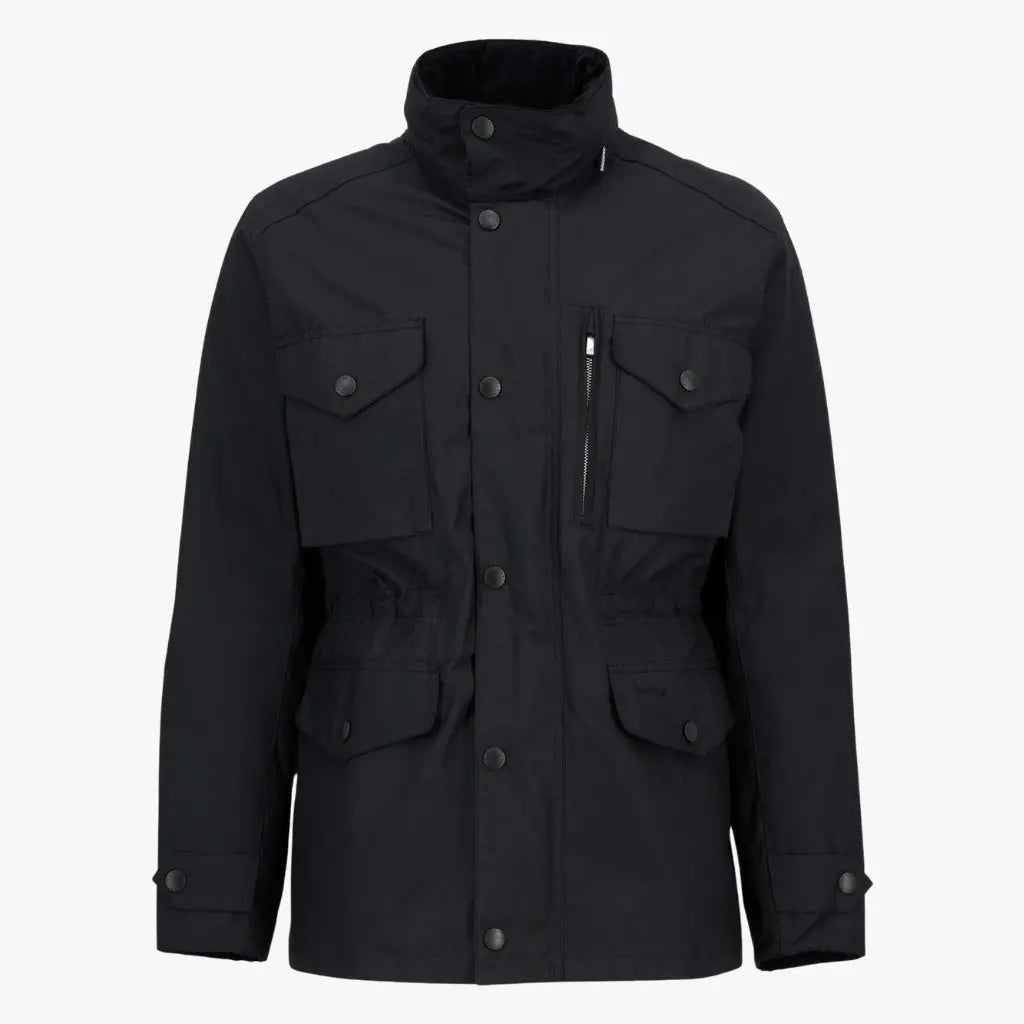 BARBOUR -  VESTE WAX SAPPER NOIR -  Klubb