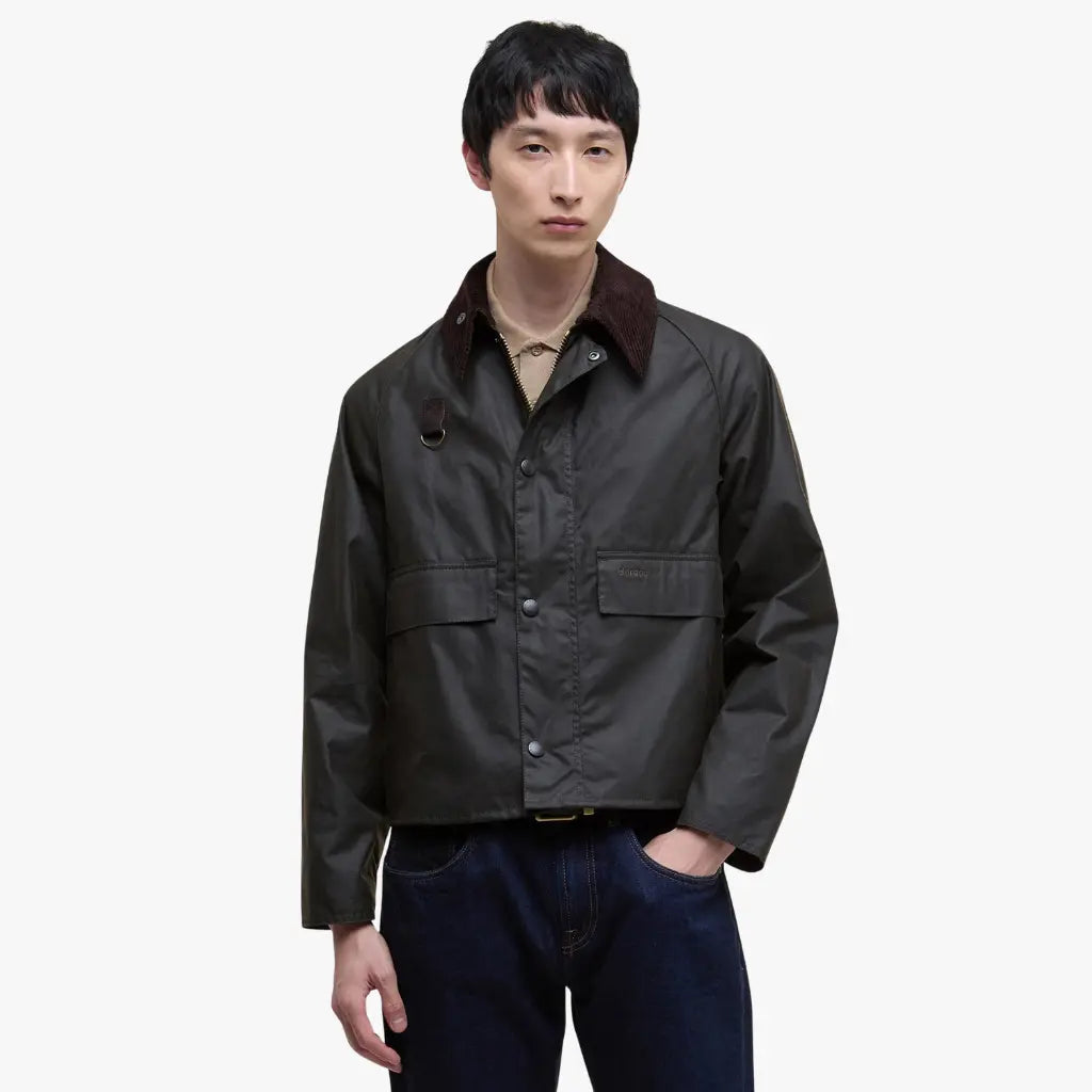 BARBOUR -  VESTE WAX SPEY OLIVE -  Klubb