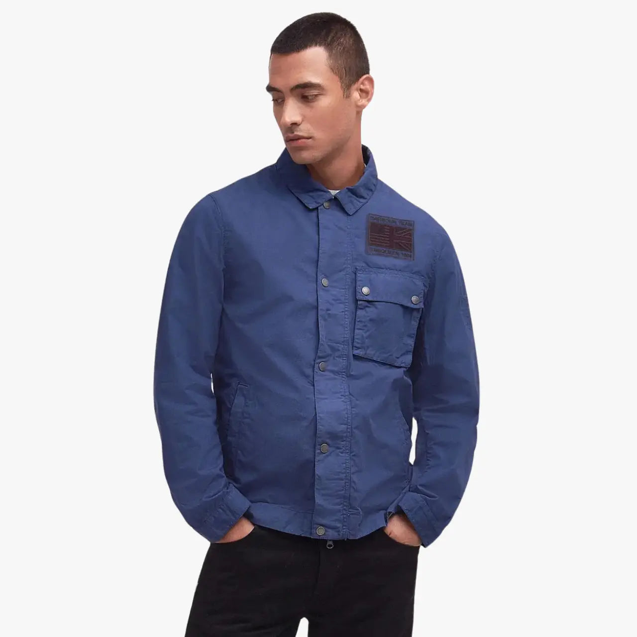 BARBOUR INTERNATIONAL -  VESTE WORKER STEVE MCQUEEN BLUE -  Klubb