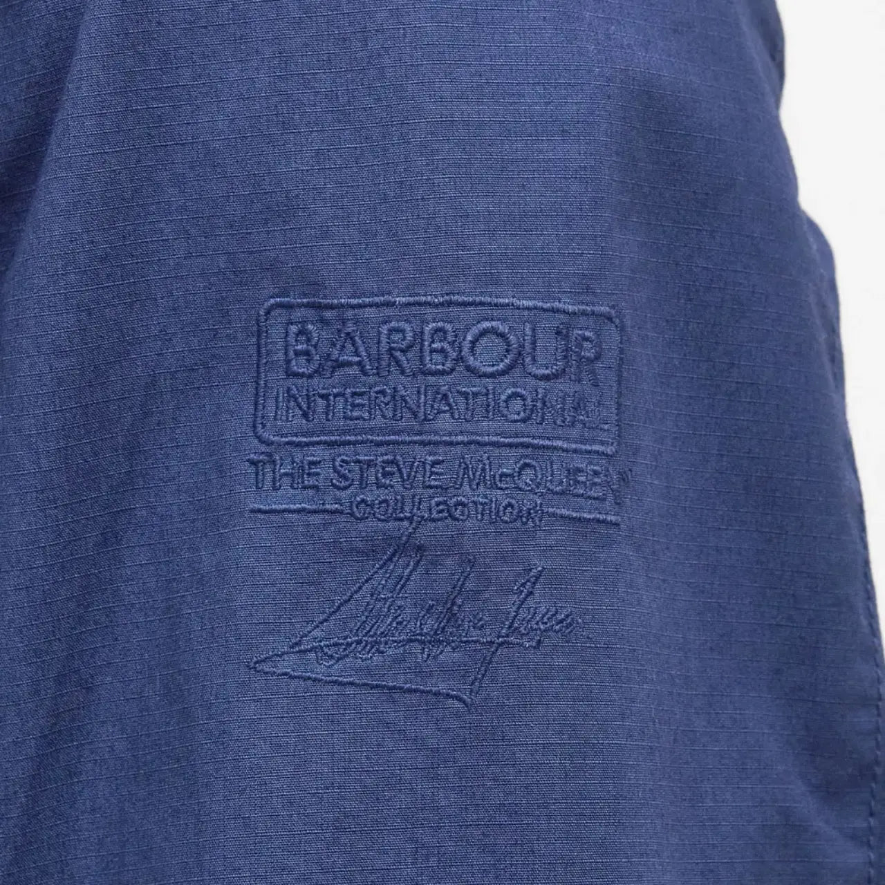BARBOUR INTERNATIONAL -  VESTE WORKER STEVE MCQUEEN BLUE -  Klubb
