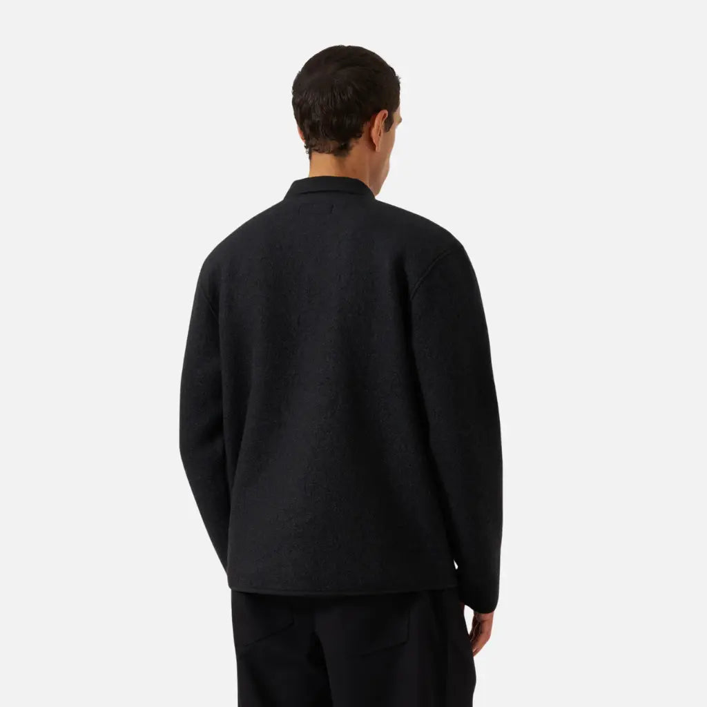 UNIVERSAL WORKS -  VESTE ZIP LINER LAINE BLACK -  Klubb