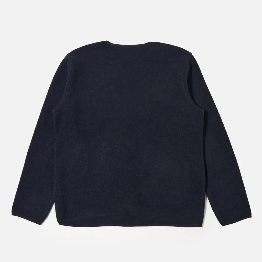 UNIVERSAL WORKS -  VESTE ZIP LINER LAINE NAVY -  Klubb