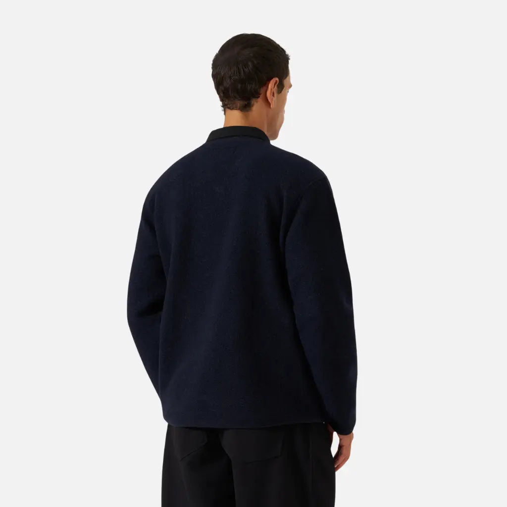 UNIVERSAL WORKS -  VESTE ZIP LINER LAINE NAVY -  Klubb