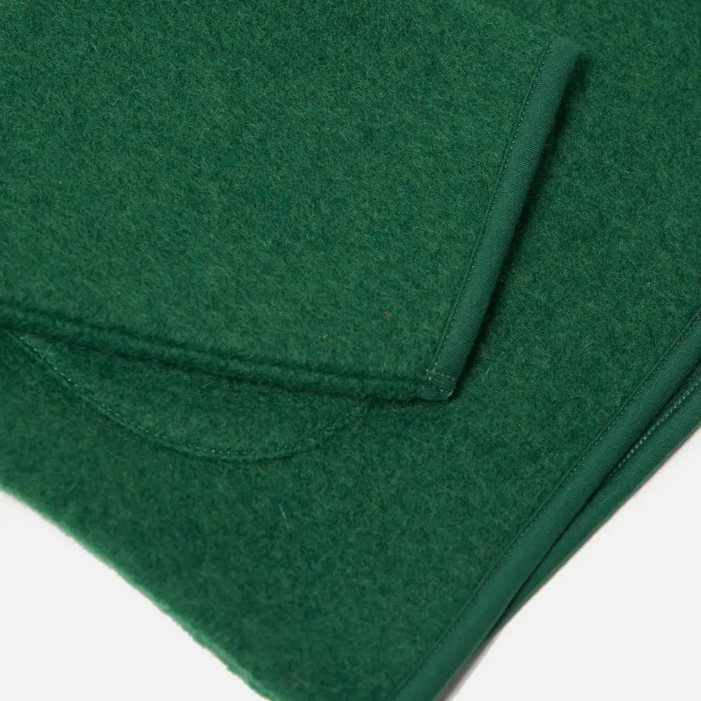 UNIVERSAL WORKS -  VESTE ZIP LINER LAINE VERT -  Klubb