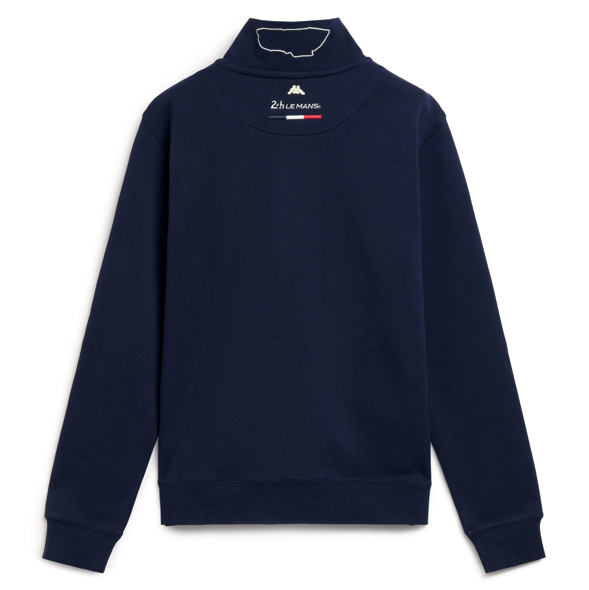 Veste Kappa Louda 24H Le Mans bleu — détail logos contrastés