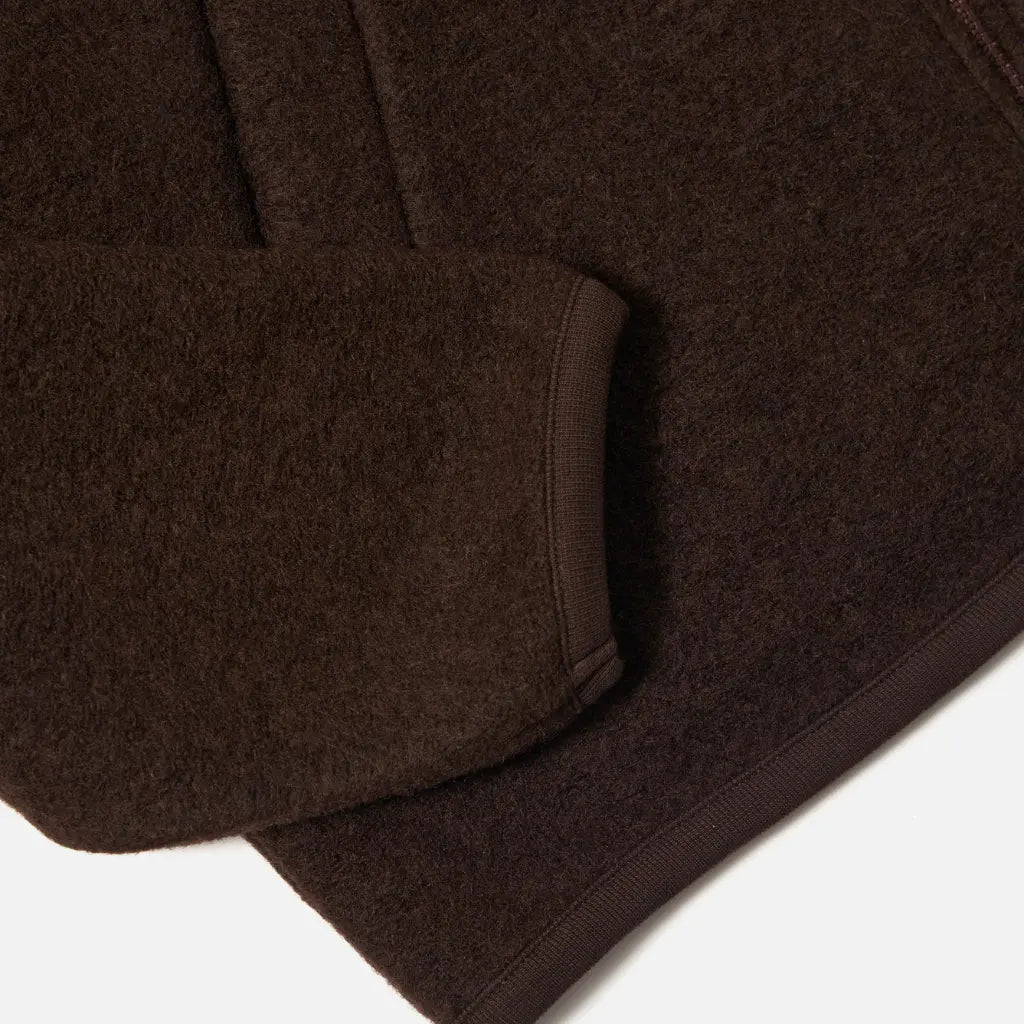 UNIVERSAL WORKS -  ZIP BOMBER BROWN -  Klubb