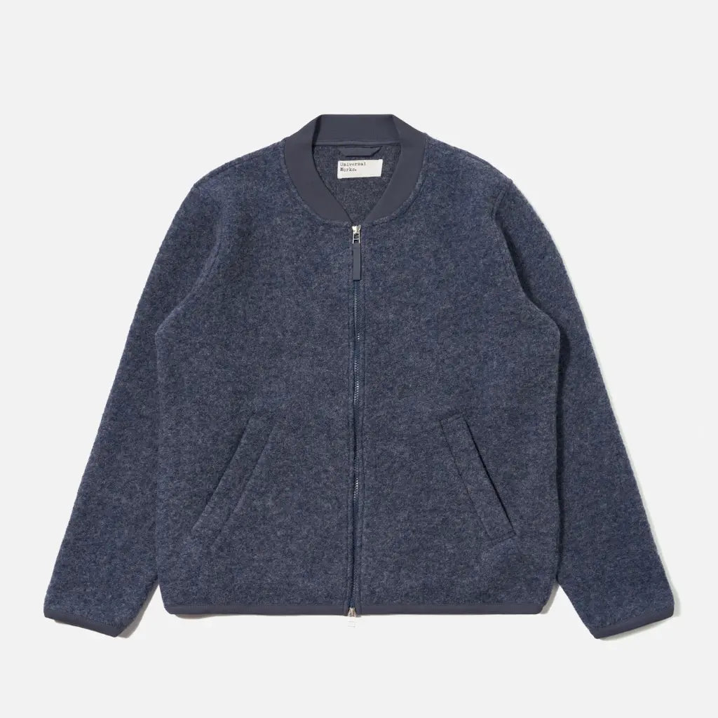 UNIVERSAL WORKS -  ZIP BOMBER SLATE -  Klubb