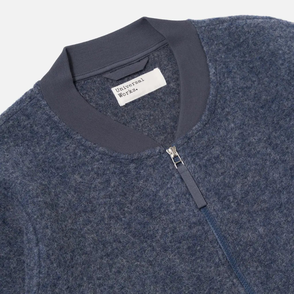 UNIVERSAL WORKS -  ZIP BOMBER SLATE -  Klubb