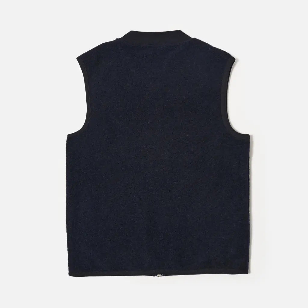 UNIVERSAL WORKS -  ZIP WAISTCOAT NAVY -  Klubb
