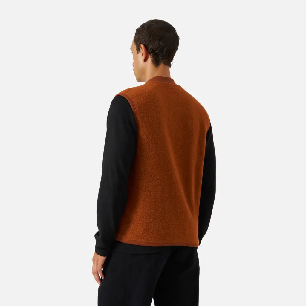 UNIVERSAL WORKS -  ZIP WAISTCOAT RUST -  Klubb