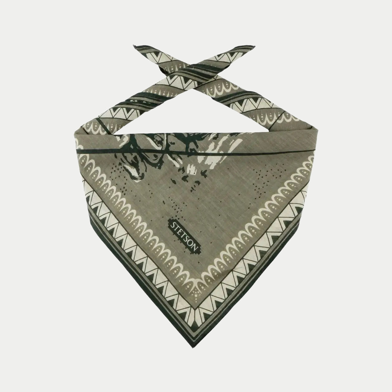 Bandana Last Drop - Vert - Stetson - détail 2