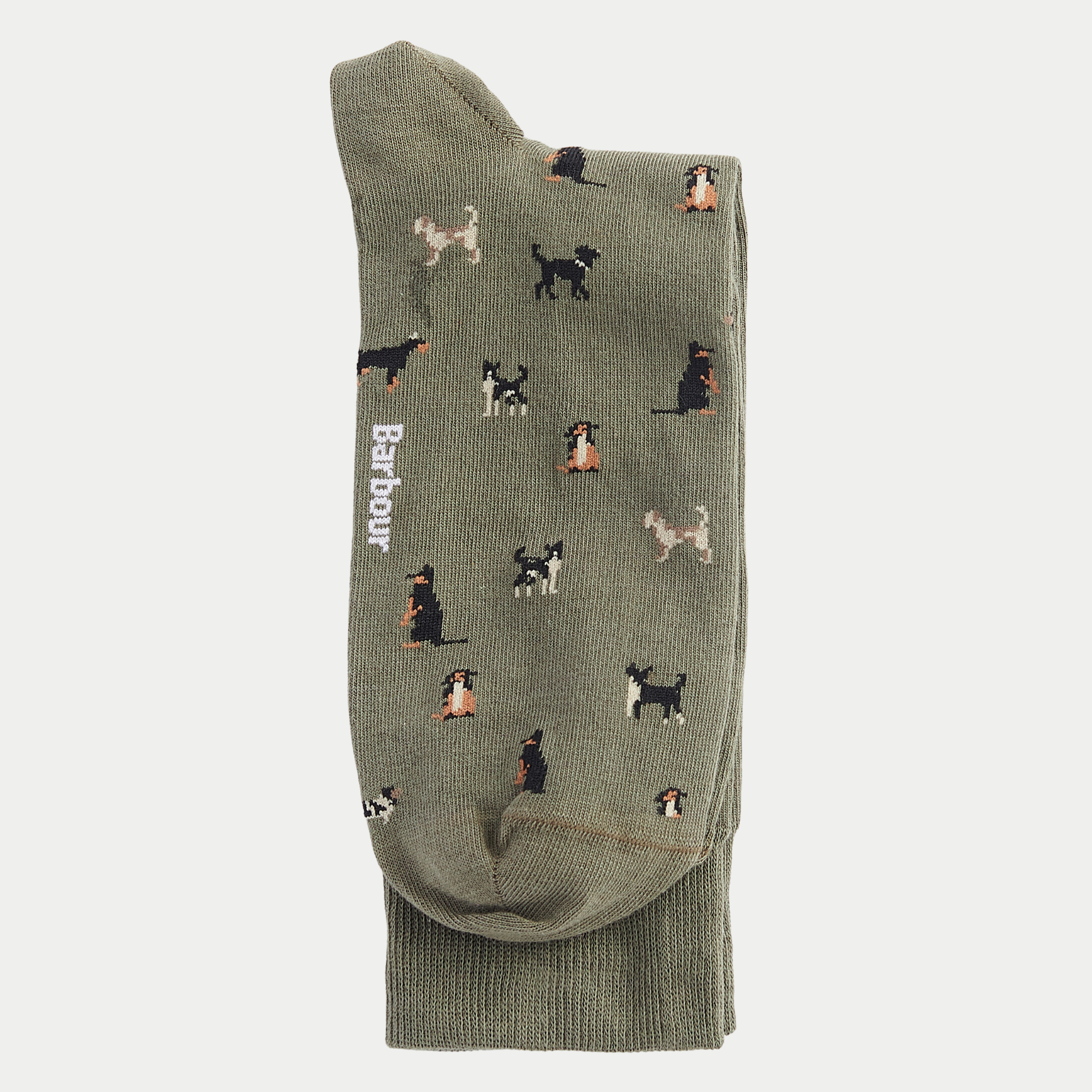 Chaussettes Mavin Chien - Olive