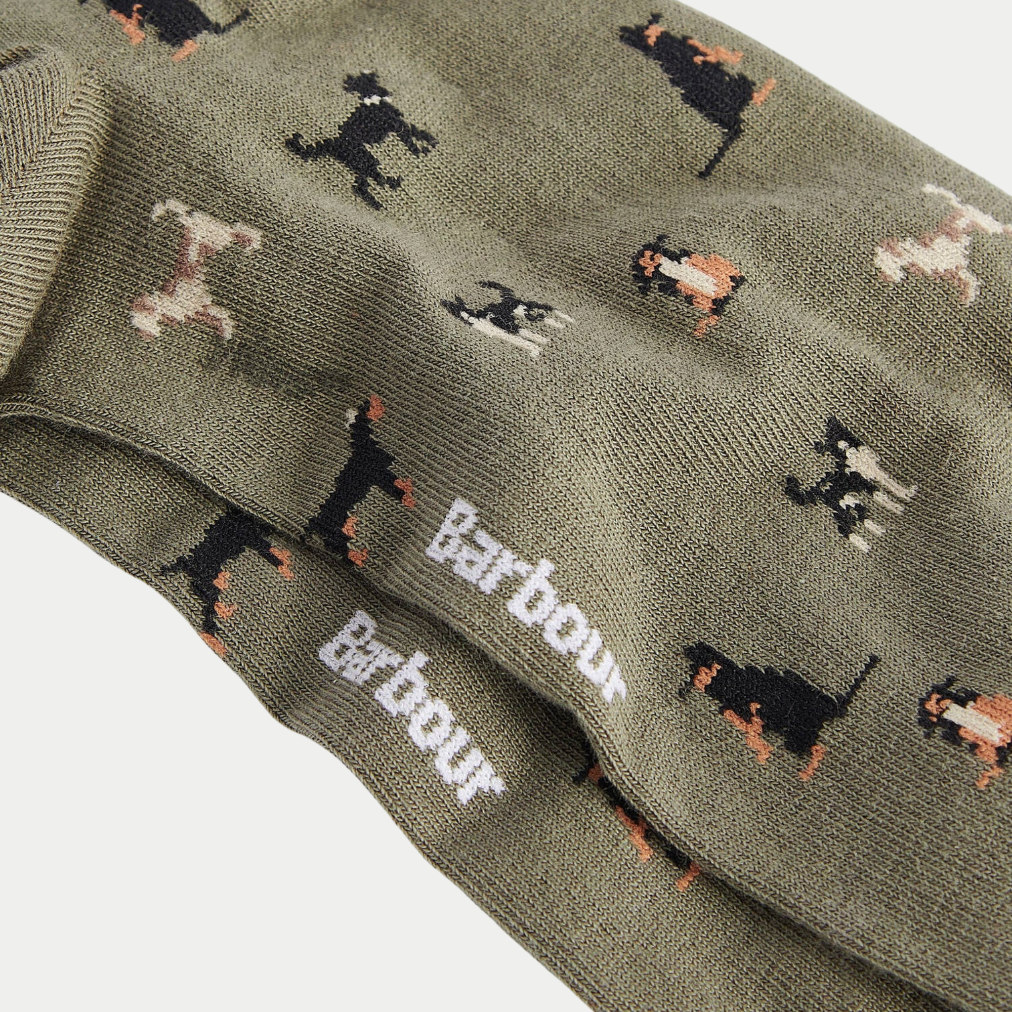 Chaussettes Mavin Chien - Olive