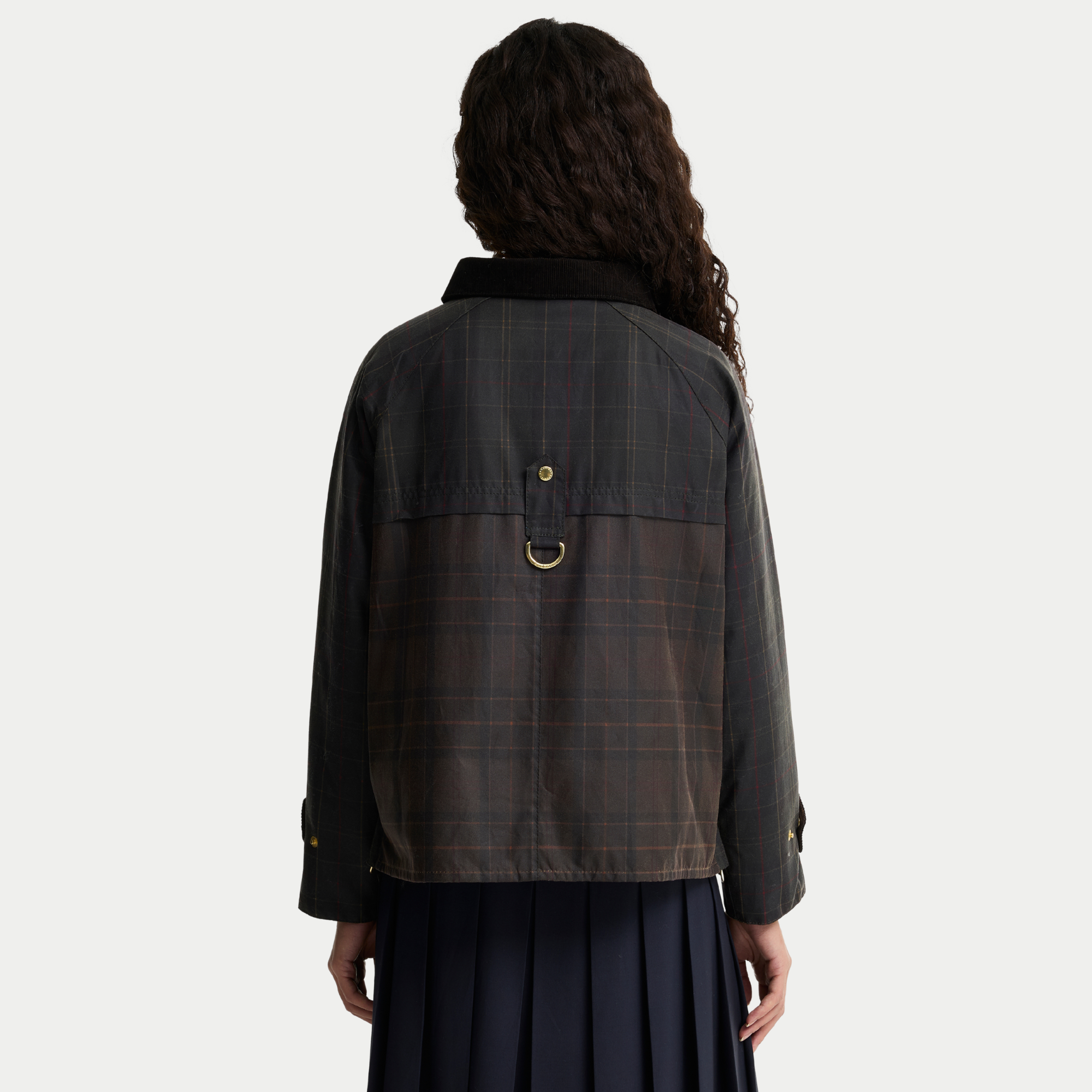 Veste Hazelwood - Tartan Olive Foncé