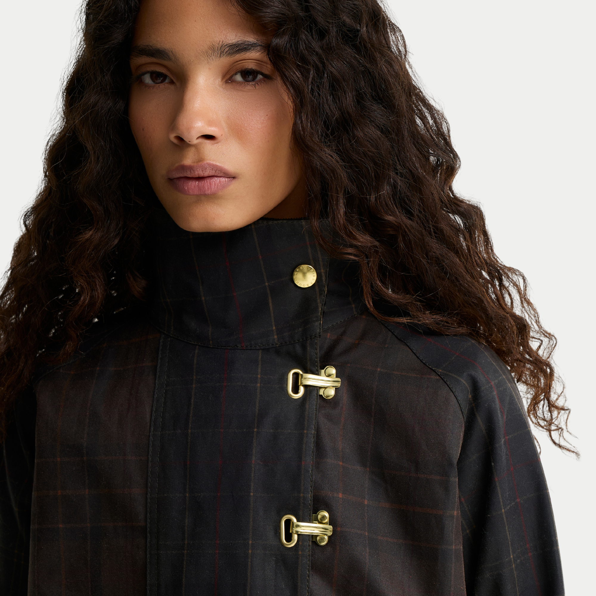 Veste Hazelwood - Tartan Olive Foncé