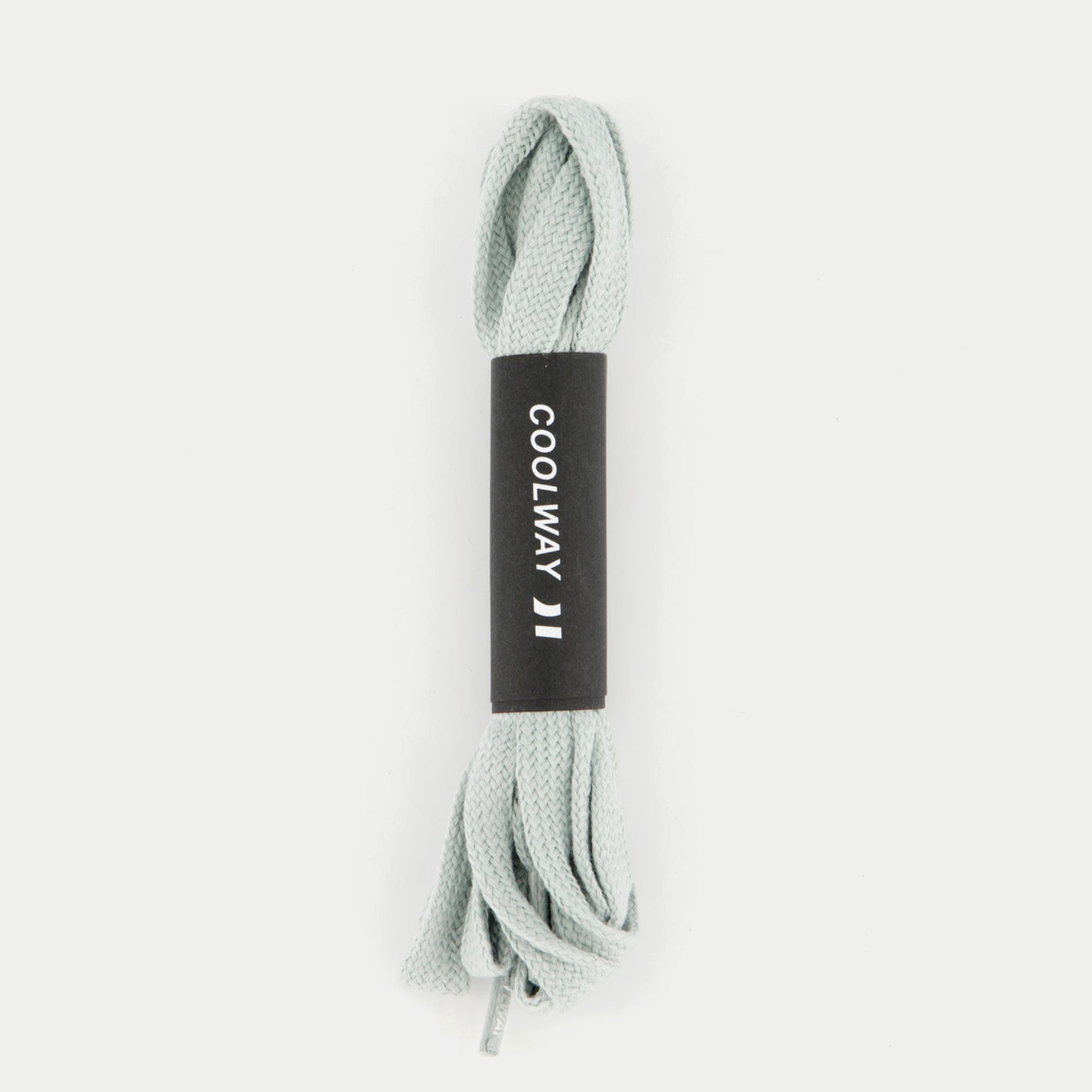 Baskets Goal anthracite Coolway - seconde paire de lacets plats vert d'eau, bandeau COOLWAY