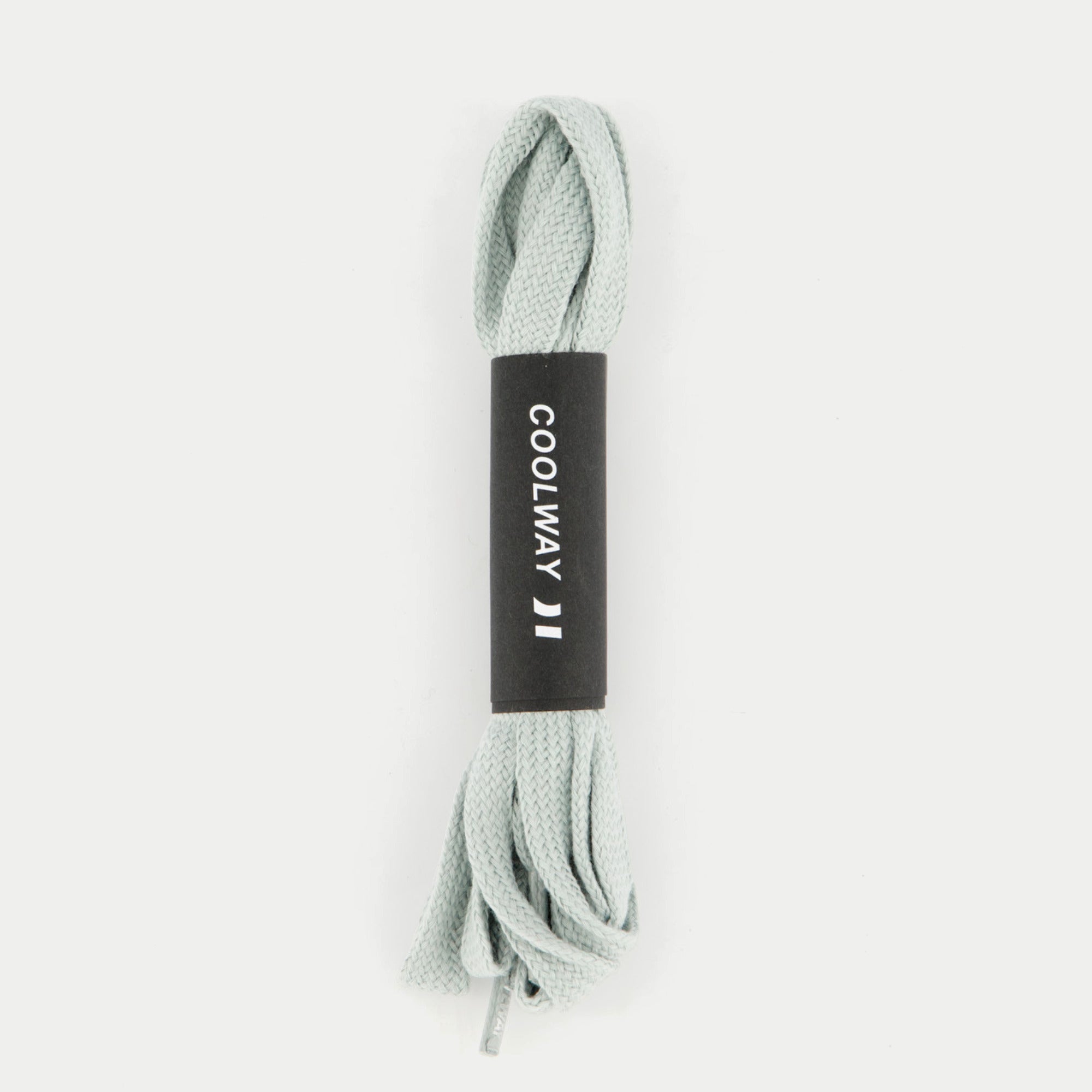 Baskets Goal anthracite Coolway - seconde paire de lacets plats vert d'eau, bandeau COOLWAY