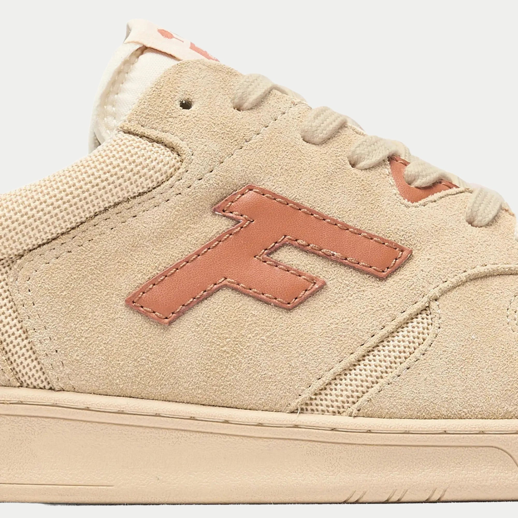 Baskets Palmer - Beige et Rouille - Faguo - détail 7